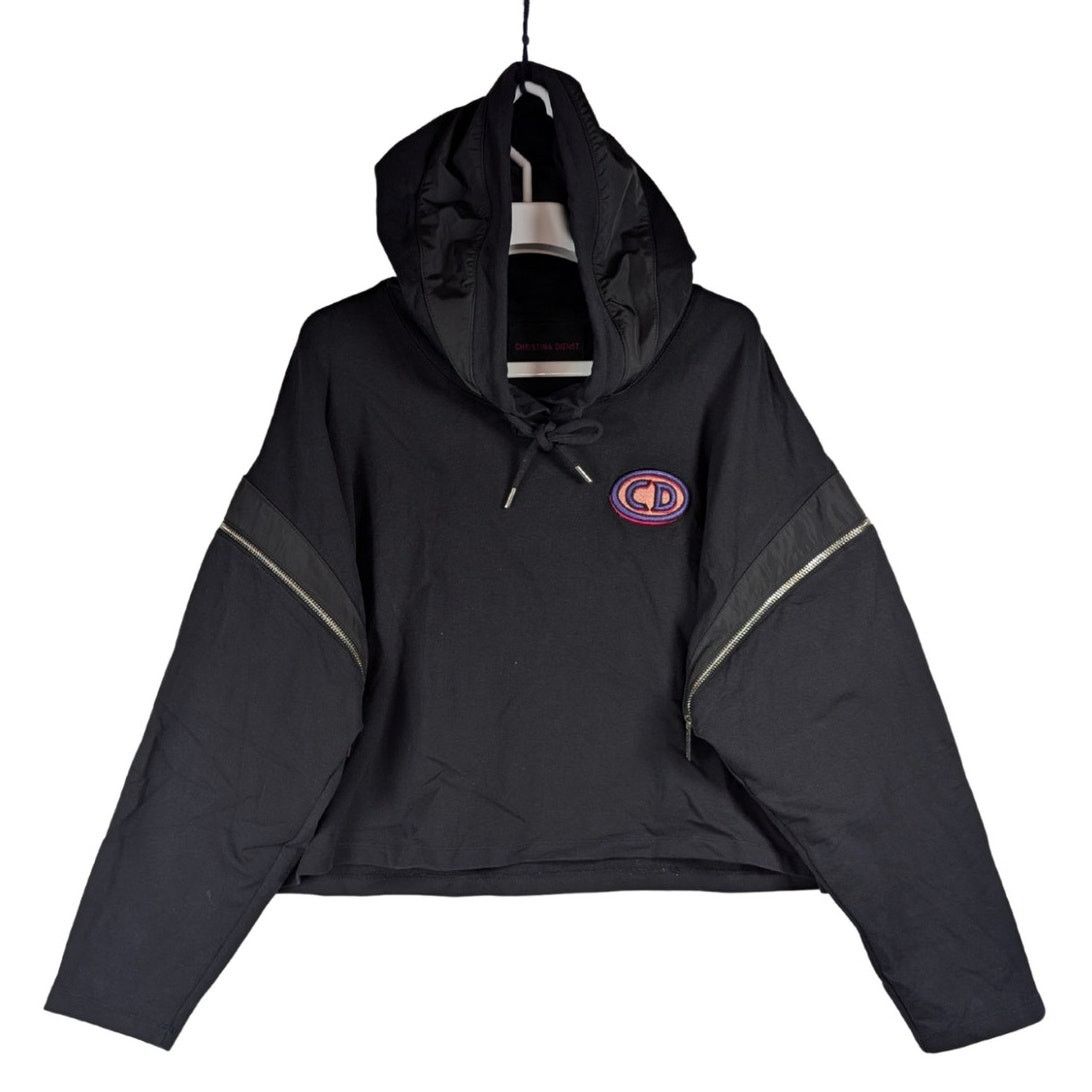 Unknown London CDstudioCo by Christina Dienst Black Hooded Sweatshirt Small Size S / US 4 / IT 40 - 1 Thumbnail