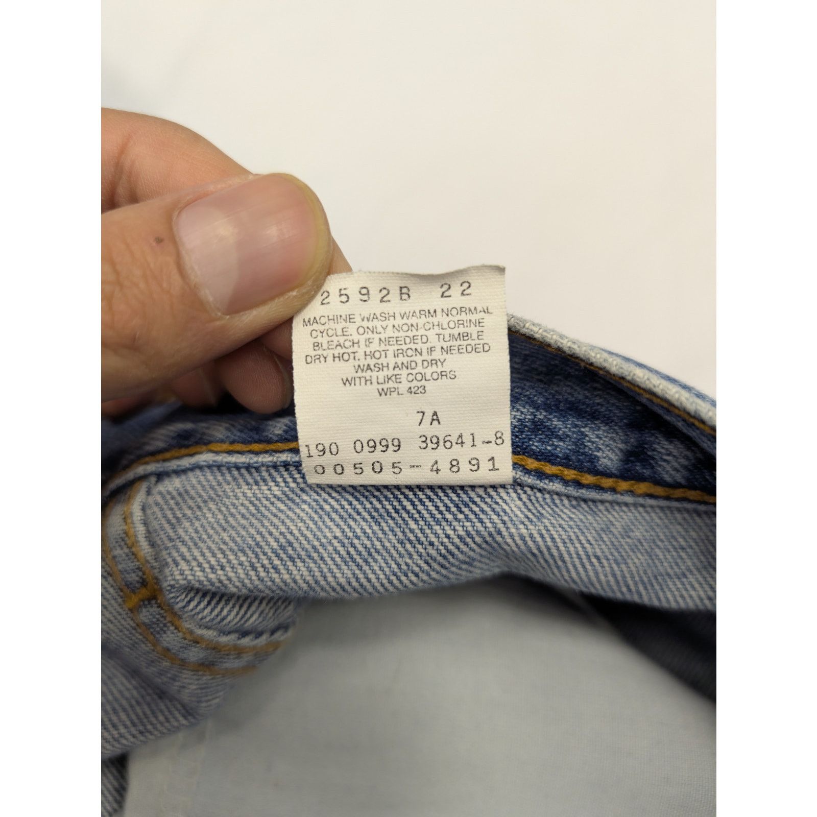 Levi's o1rshd1 Free Hoover Regular Fit Straight Leg Denim Jeans Size US 34 / EU 50 - 18 Thumbnail