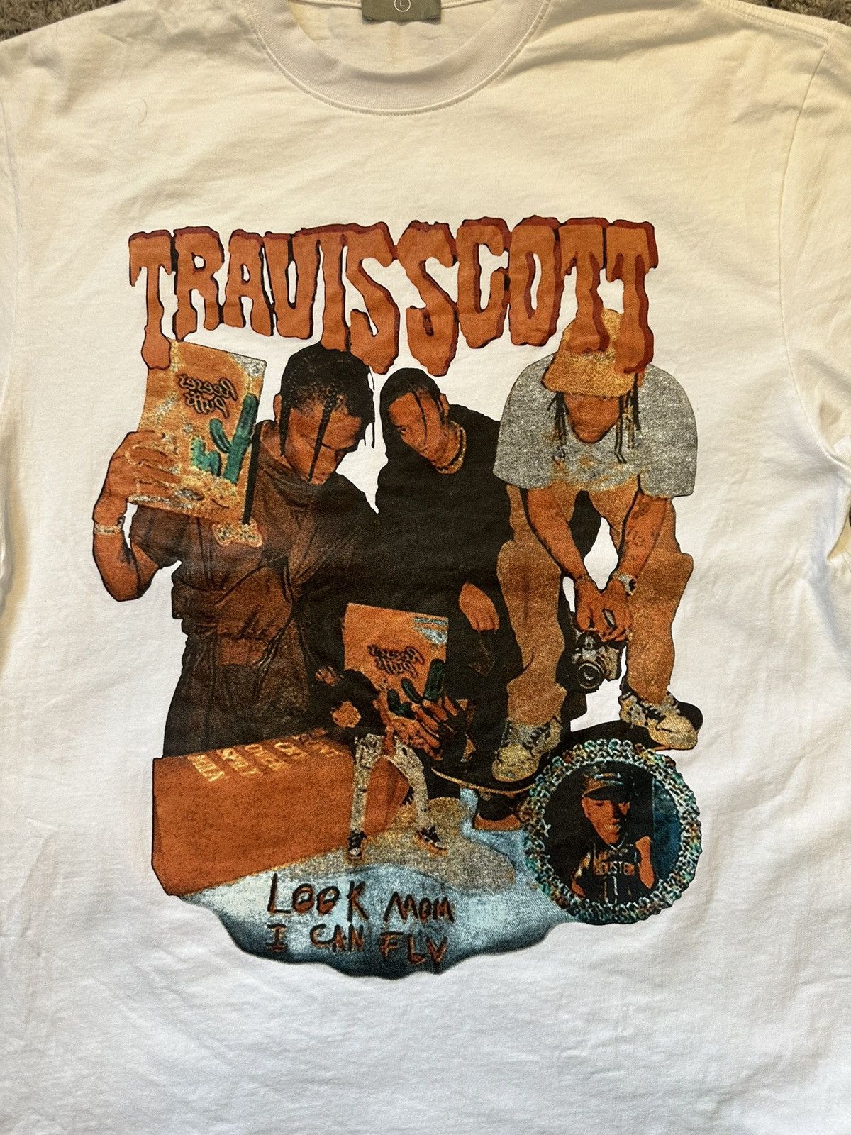 Travis Scott Travis Scott ‘Look Mom I Can Fly’ Graphic tee Size US L / EU 52-54 / 3 - 2 Thumbnail