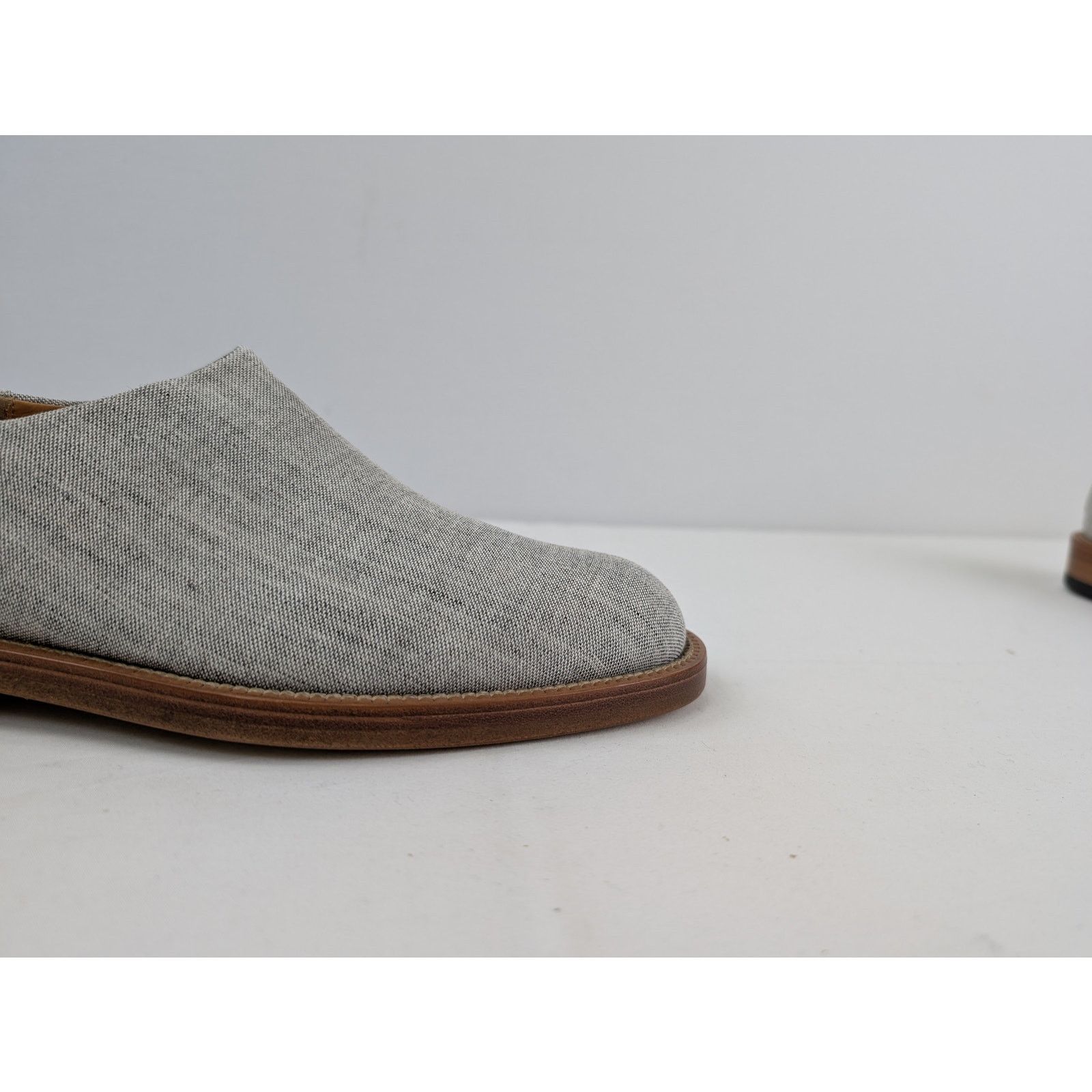 Maison Margiela o1rshd1 Laceless Canvas Derby Shoe Boots in Grey Size US 8 / EU 41 - 4 Thumbnail