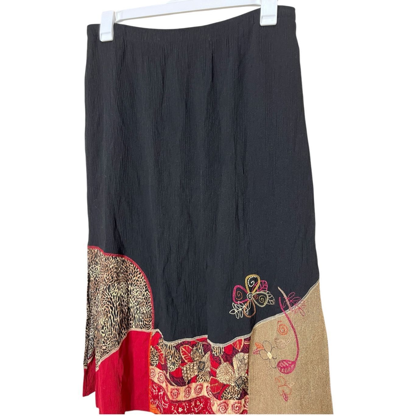 Other Vintage Koret Elastic Waist Boho Floral Maxi Skirt Women’s S Size 38" / US 16 / IT 52 - 2 Thumbnail