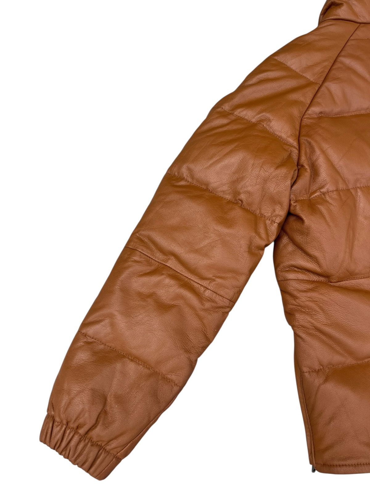 JACKROSE Jackrose Goatskin Leather Down Feather Puffer Jacket Size US M / EU 48-50 / 2 - 23 Thumbnail
