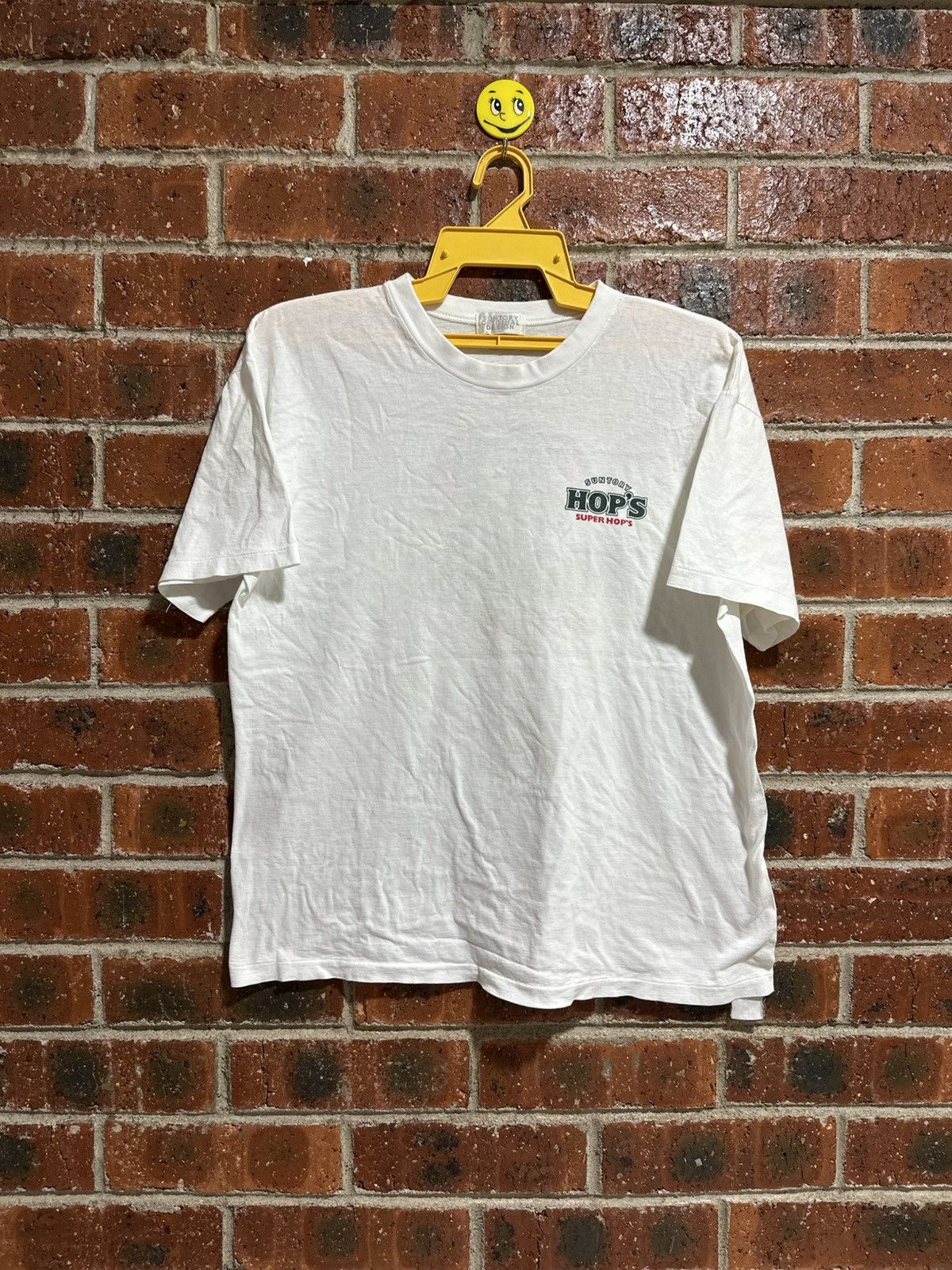 Japanese Brand × Vintage Vintage Suntory Hop’s Super Hop’s Faded Tee Size US M / EU 48-50 / 2 - 2 Thumbnail
