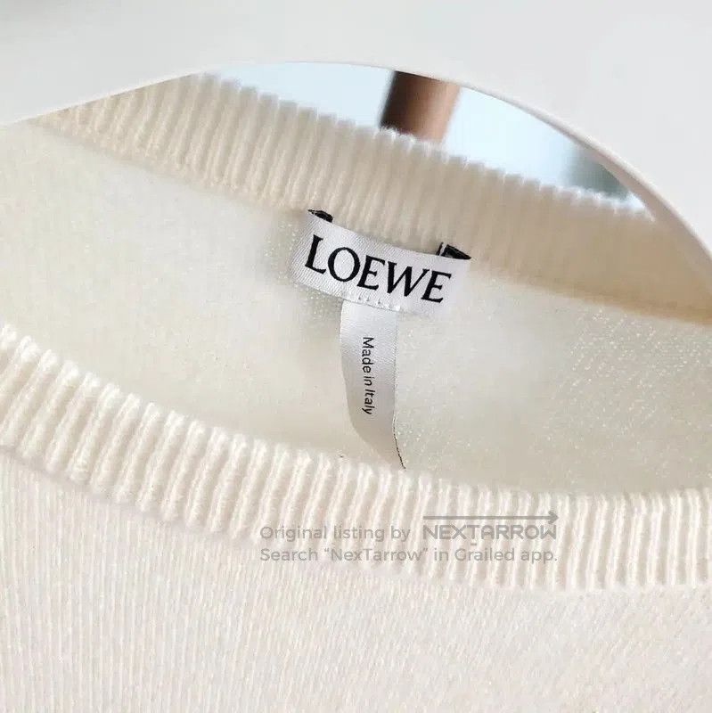 Loewe LOEWE Pink Cashmere Knit Top . Size XS / US 0-2 / IT 36-38 - 5 Thumbnail