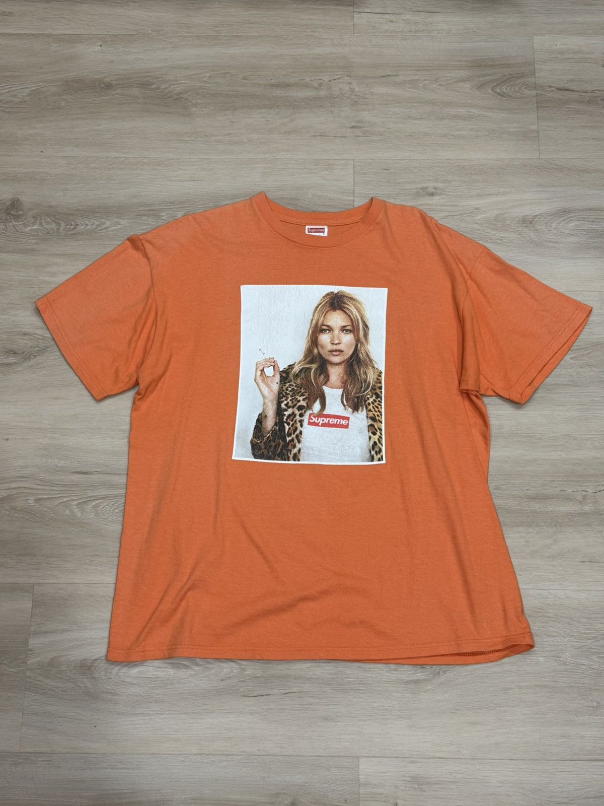 Moss Supreme Kate Moss Tee Shirt SUPREME KATE MOSS PHOTO TEE GREY Supreme ss12 kate moss tee