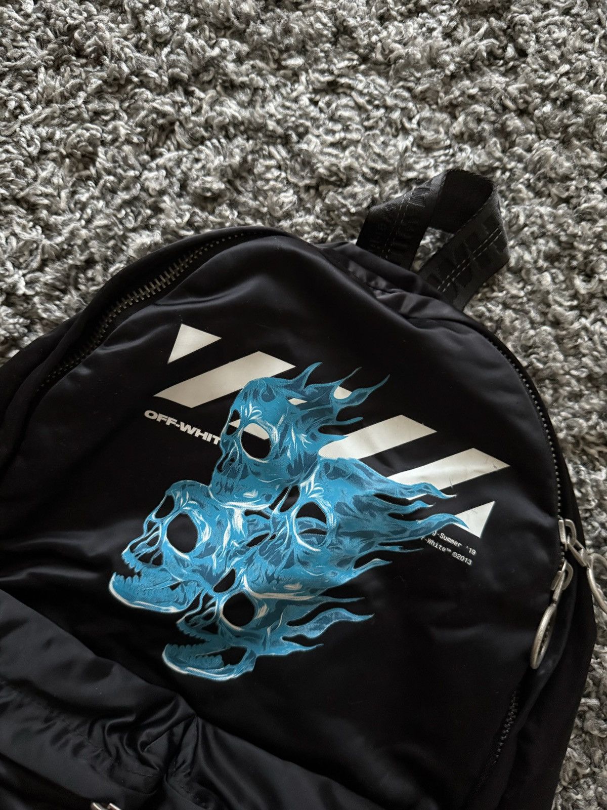 Off-White Off-White Skulls Print Backpack Size ONE SIZE - 2 Thumbnail