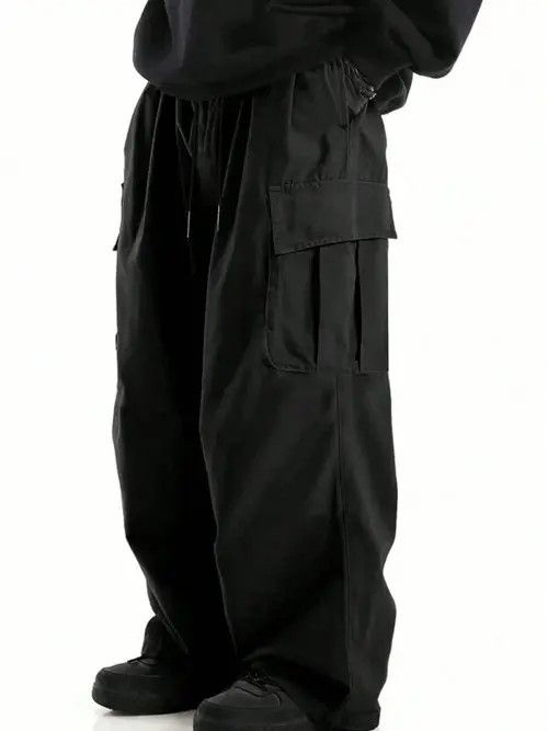 Japanese Brand Parachute Cargo multi-pocket pants gorpcore Wide leg Size US 34 / EU 50 - 2 Thumbnail