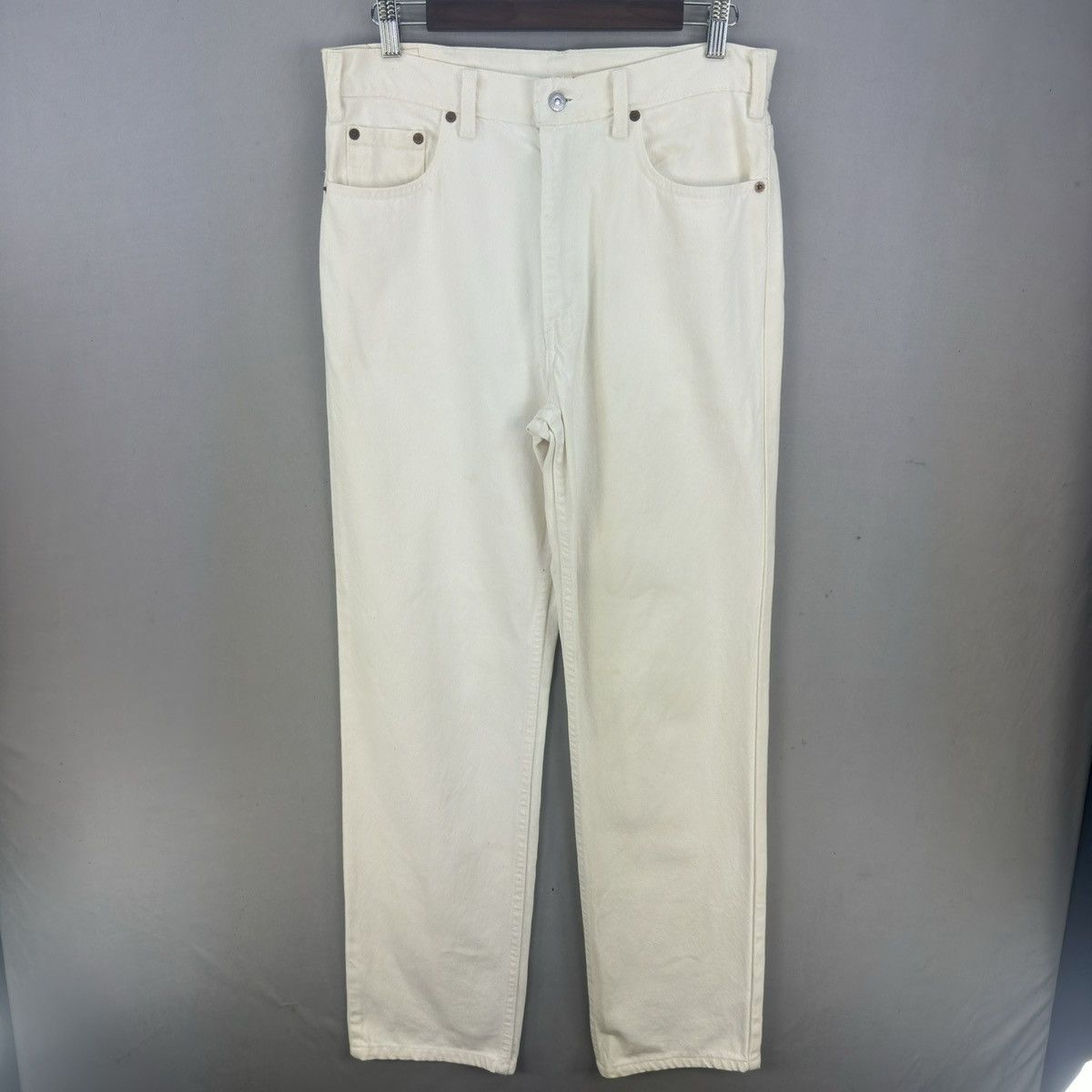 Levi's Vintage 1993 Levis 510-02 Button 525 White Jeans Size US 33 - 1 Thumbnail