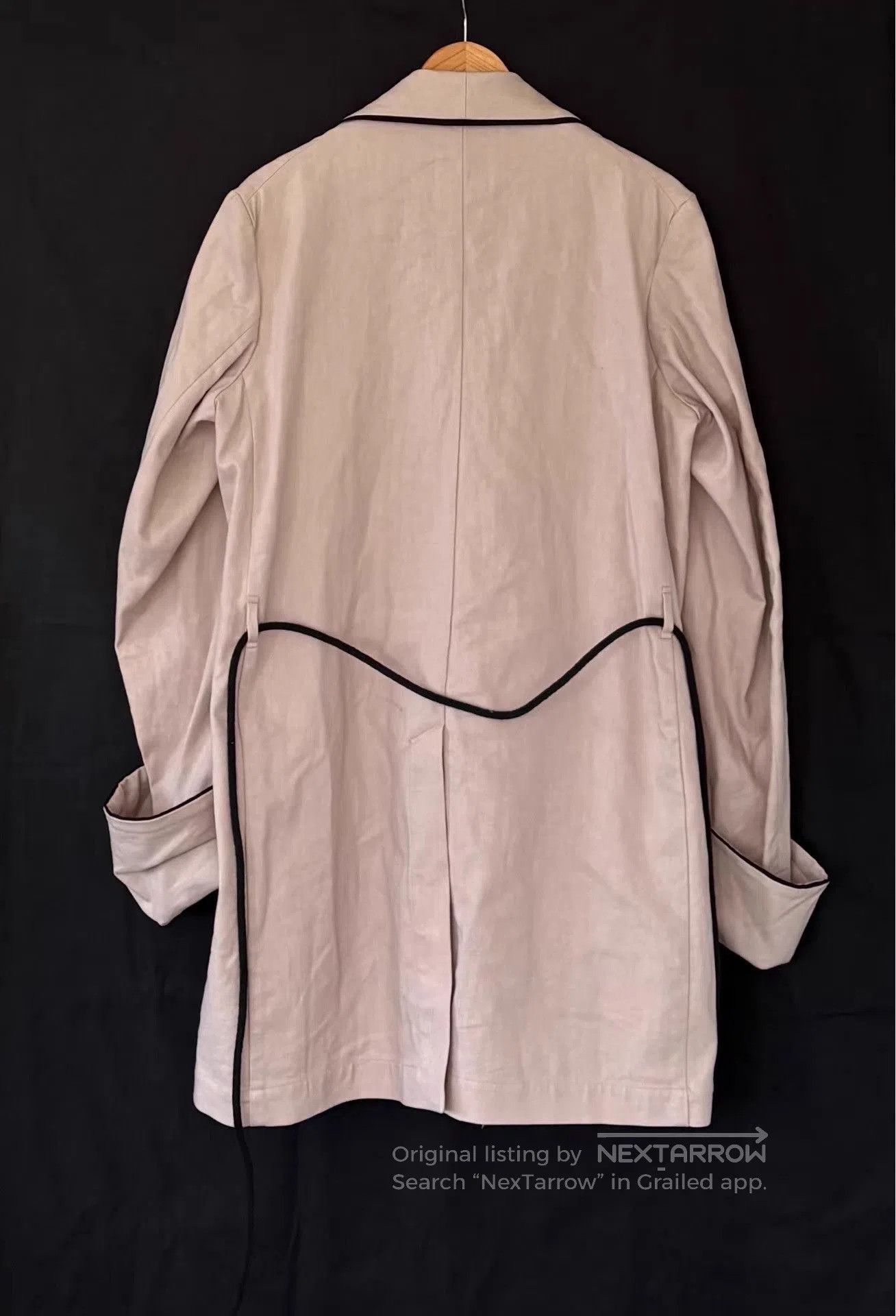 Ann Demeulemeester Pink Light Jacket with Black Trim . Size US S / EU 44-46 / 1 - 2 Thumbnail