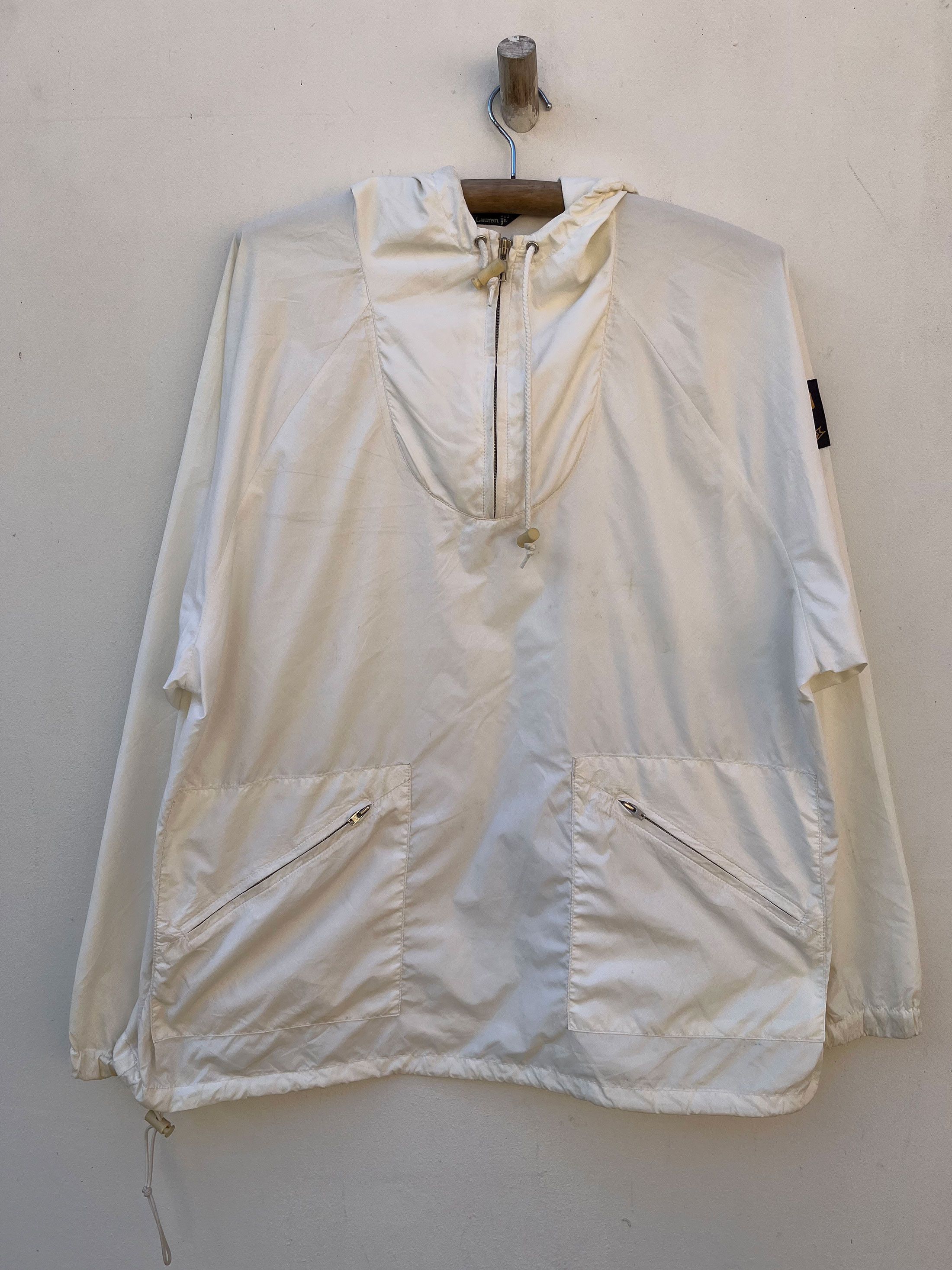 Designer × Polo Ralph Lauren Polo Ralph Lauren 1/4 Zipper Nylon Windbreaker Hoodie Size US M / EU 48-50 / 2 - 1 Thumbnail