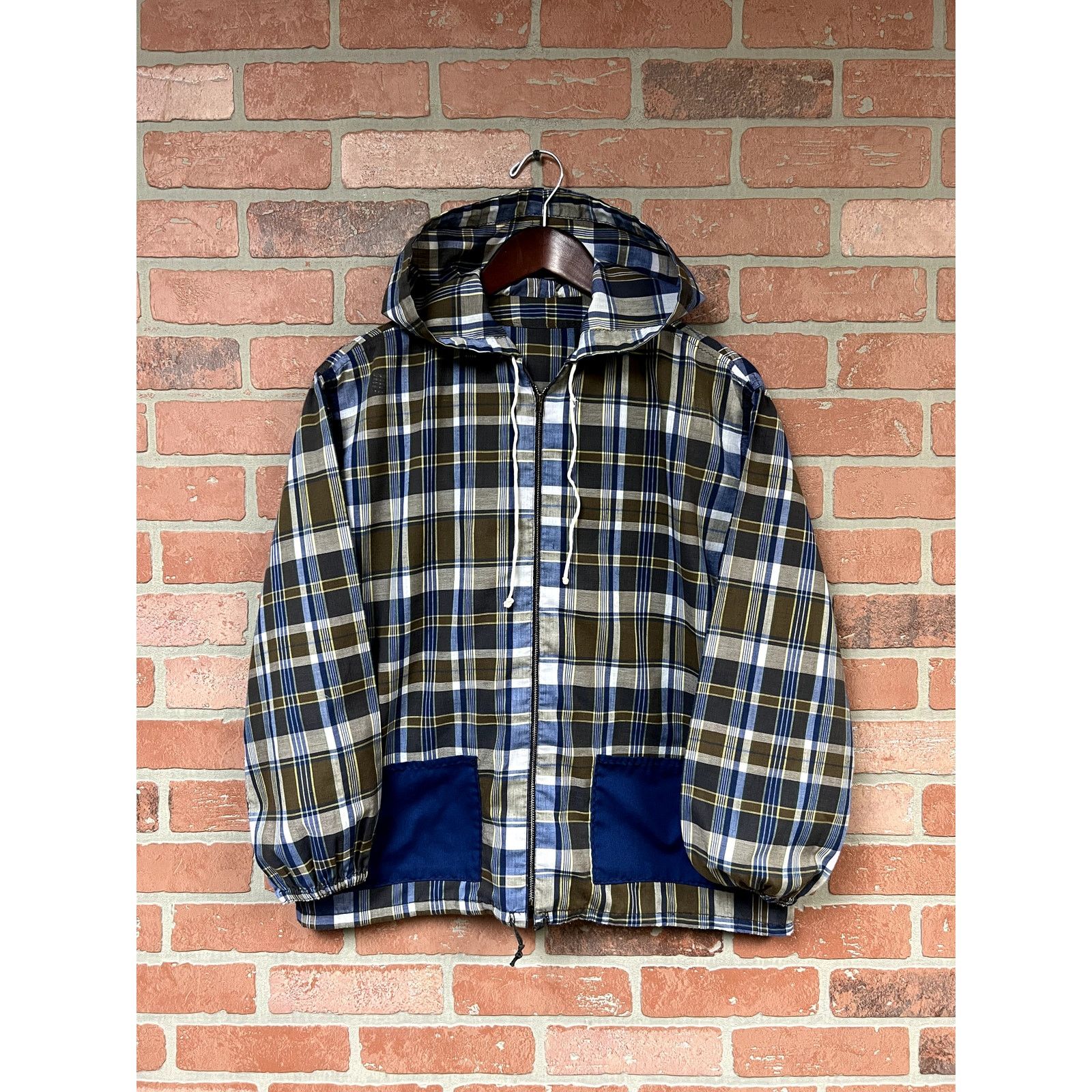 Vintage Vintage 70s Plaid Light Jacket Size US M / EU 48-50 / 2 - 1 Thumbnail