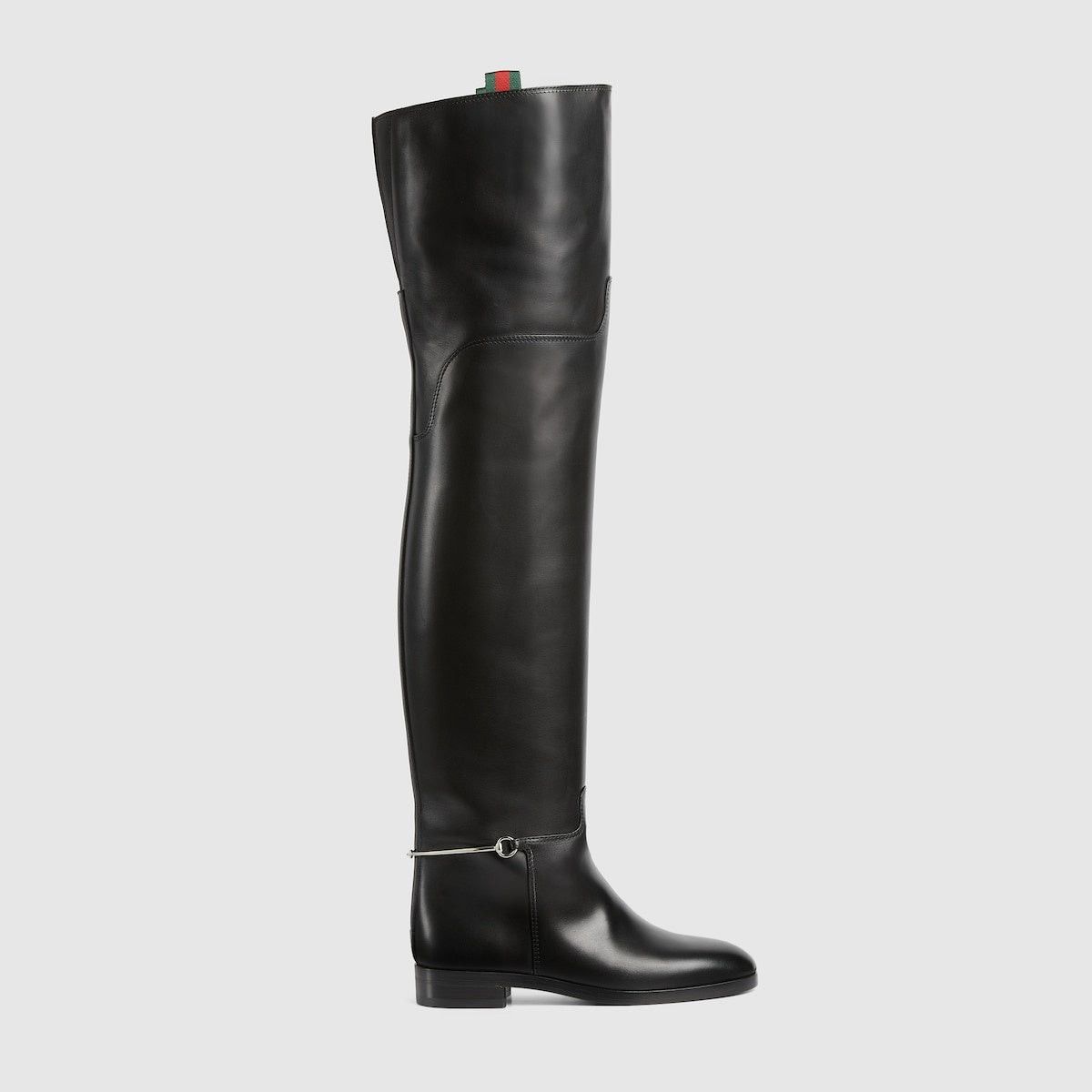 Gucci Slim Horsebit Knee High Boots SIZE 37