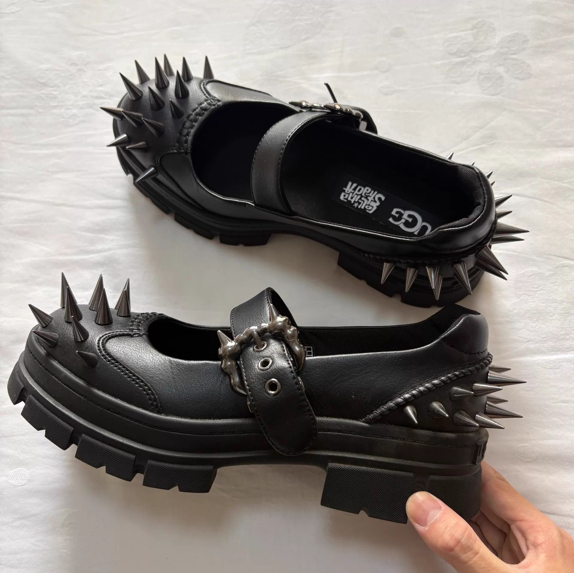 Collina Strada UGG x Collina Strada Spike Rivets Mary Jane Punk Unisex Size US 8 / IT 38 - 9 Thumbnail