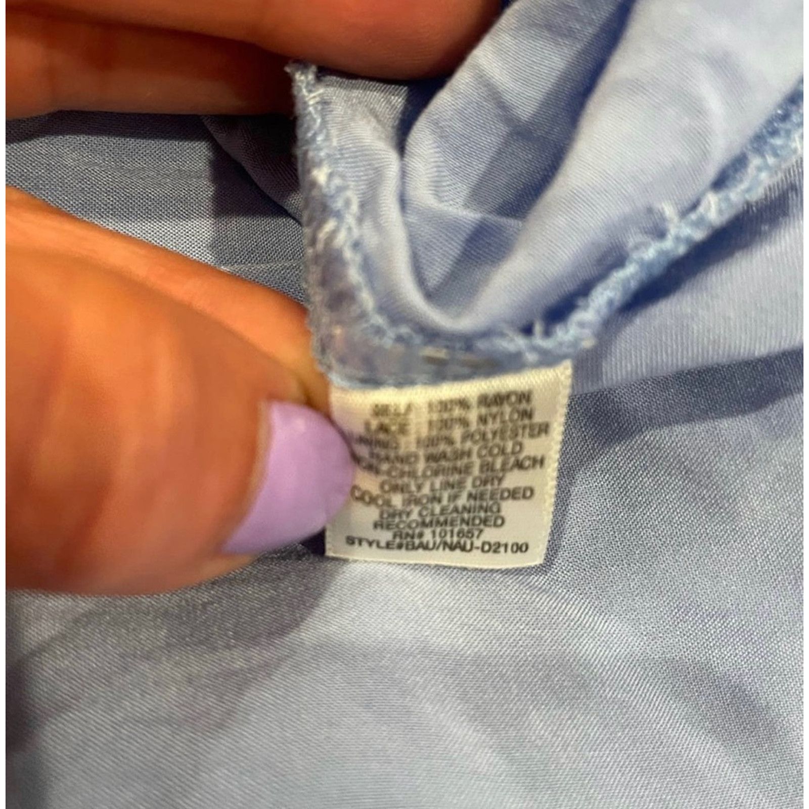 Other Nine Bird HighLow ALine Dress Off-Shoulder Flowy Sky Blue S Size S / US 4 / IT 40 - 8 Thumbnail