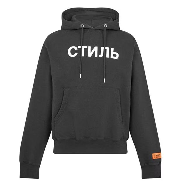 image of Heron Preston O1G2R1Mq0524 Hoodie In Black, Men's (Size XS)