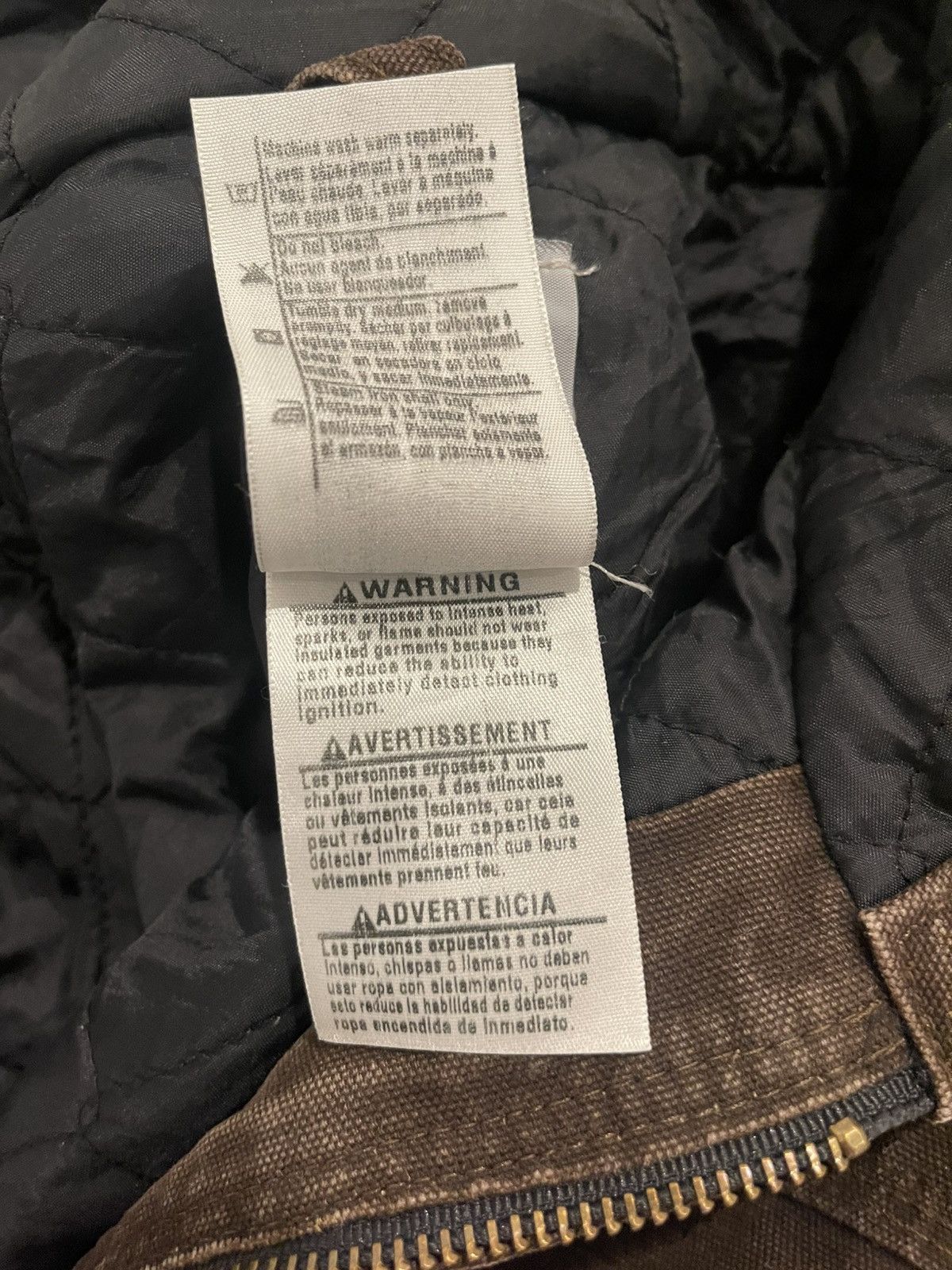 Carhartt Carharrt brown canvas jacket j140 Size US XXL / EU 58 / 5 - 4 Thumbnail