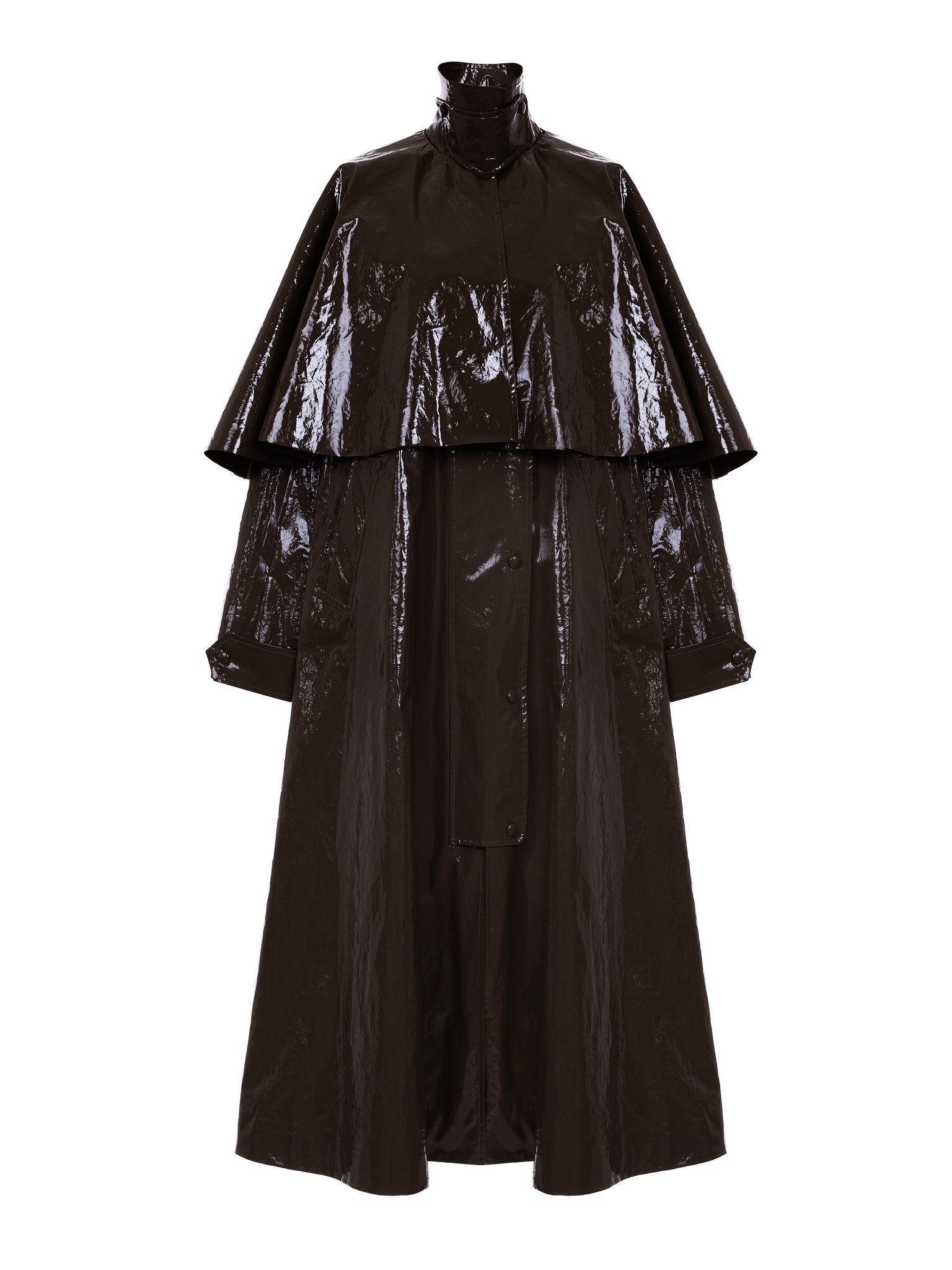 Chloe o1loc1c11025 Oversized Long Parka in Obscure Brown Size XS / US 0-2 / IT 36-38 - 1 Thumbnail