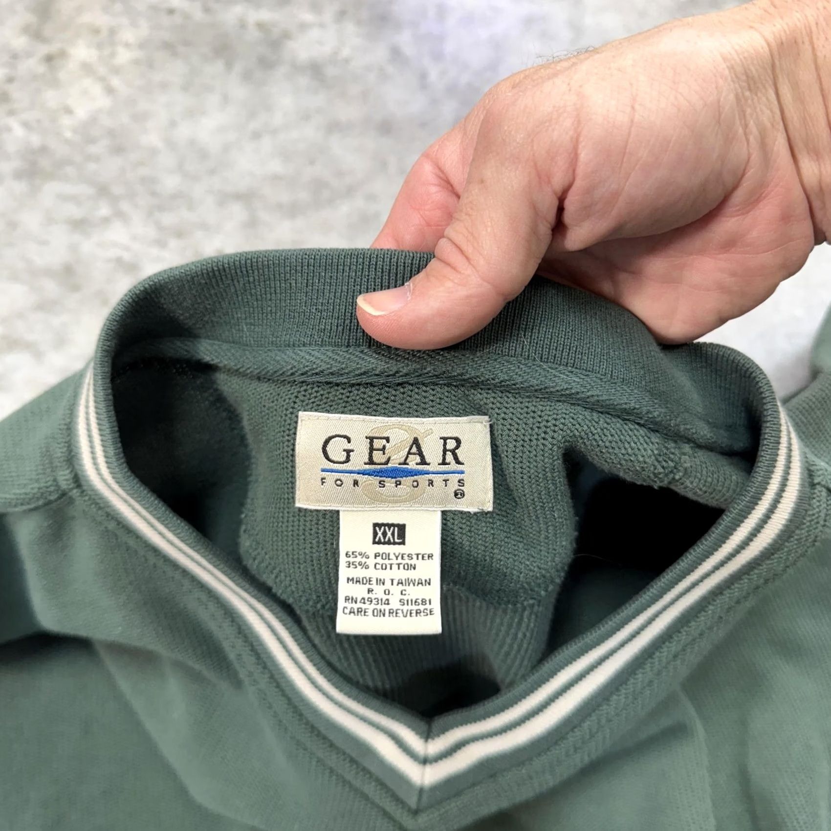 Vintage Vintage Gear For Sports Seattle Sweater Mens 2XL Green V Neck Pullover Sweatshirt 90s Tourist Size US XXL / EU 58 / 5 - 4 Thumbnail