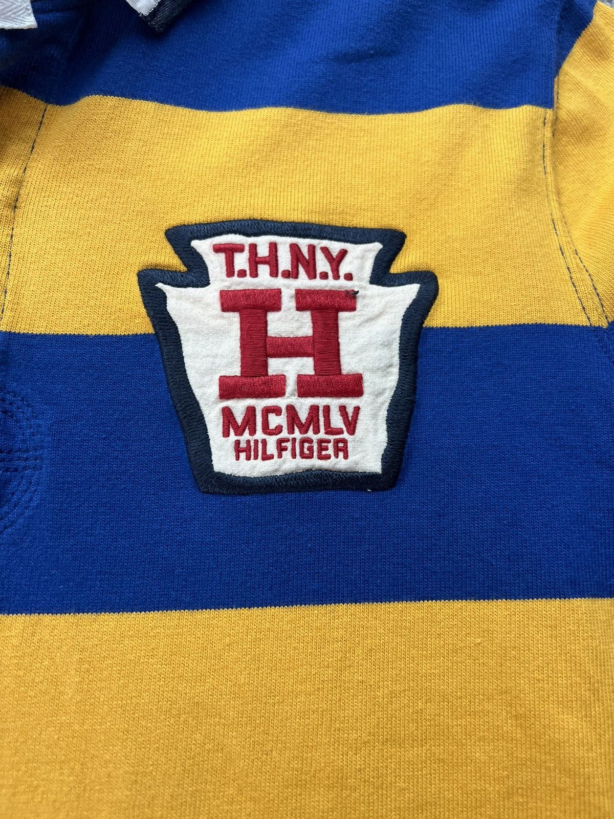 Tommy Hilfiger Vintage Tommy Hilfiger Crest Logo Striped Rugby Polo Size US M / EU 48-50 / 2 - 3 Thumbnail