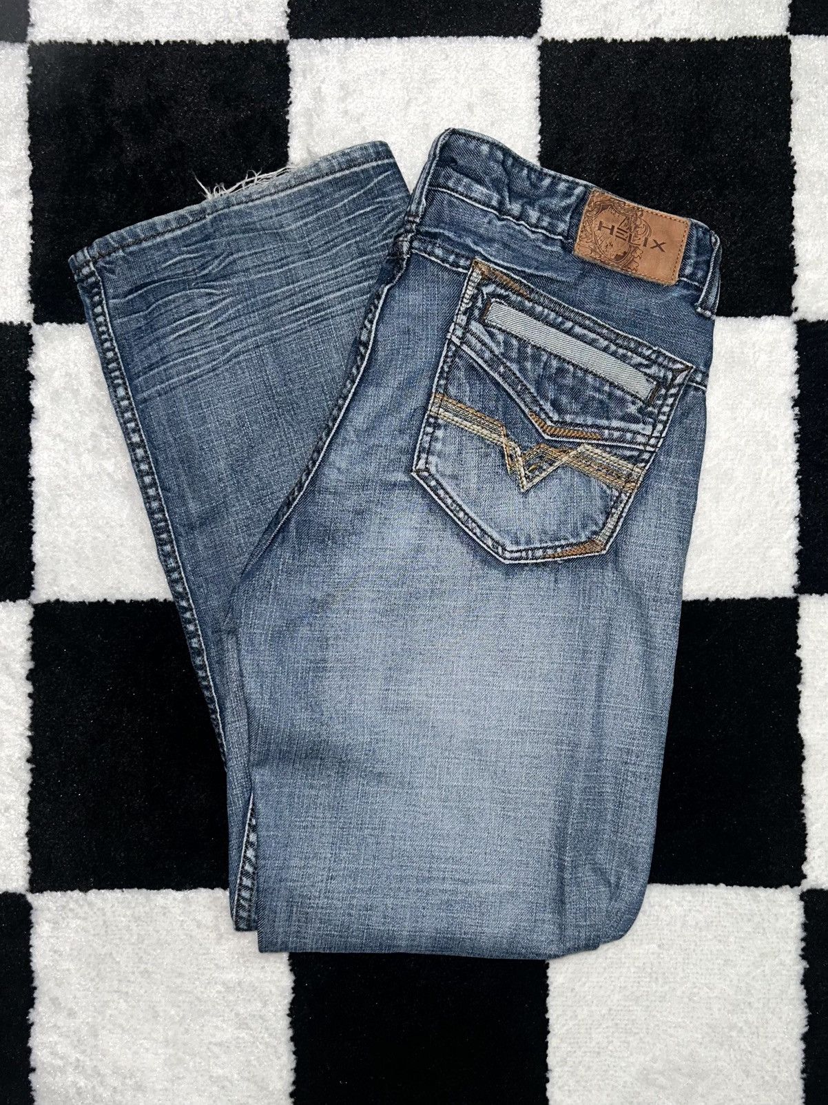 Helix HELIX Y2K Bootcut Jeans Size US 34 / EU 50 - 5 Thumbnail