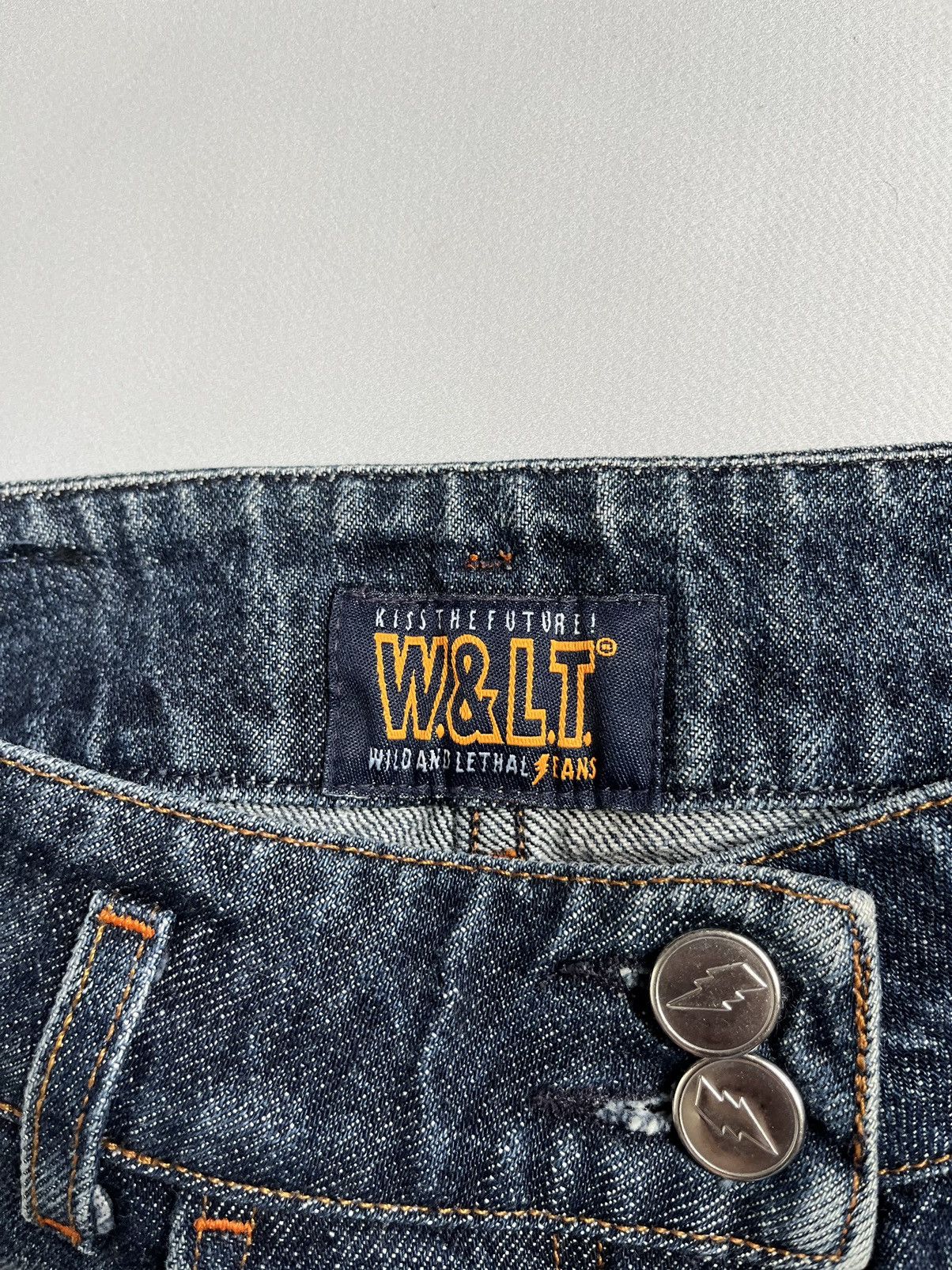 Walter Van Beirendonck Walter Van Beirendonck Wild & Lethal Dark Blue Denim Jeans Size 26" / US 2 / IT 38 - 4 Thumbnail