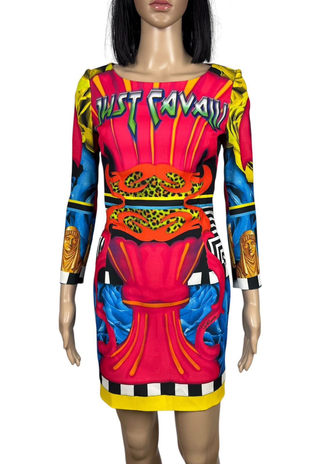 Just Cavalli Just Cavalli Printed Mini Dress Stretch size 38 Size XS / US 0-2 / IT 36-38 - 3 Thumbnail