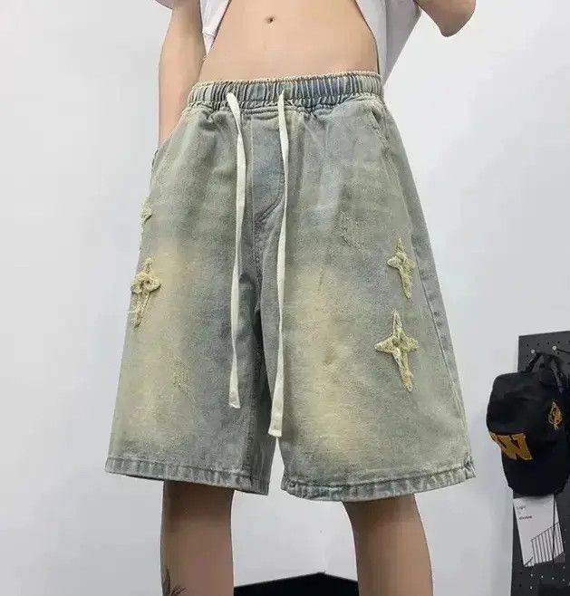 Japanese Brand Distressed Shorts y2k Size US 32 / EU 48 - 1 Thumbnail