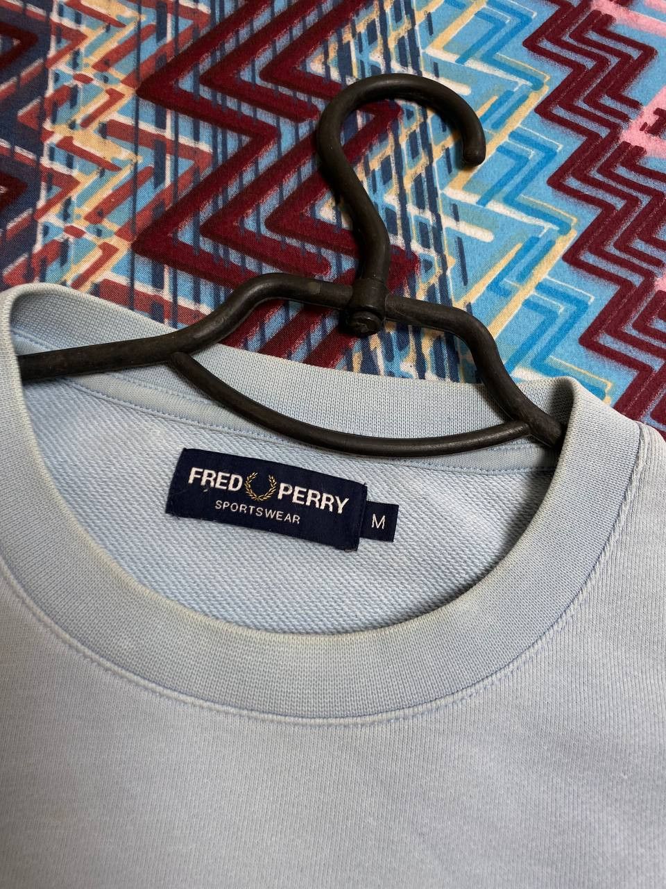 Fred Perry sweatshirt Y2K Fred Perry big logo Vintage Sweaters Size US M / EU 48-50 / 2 - 2 Thumbnail