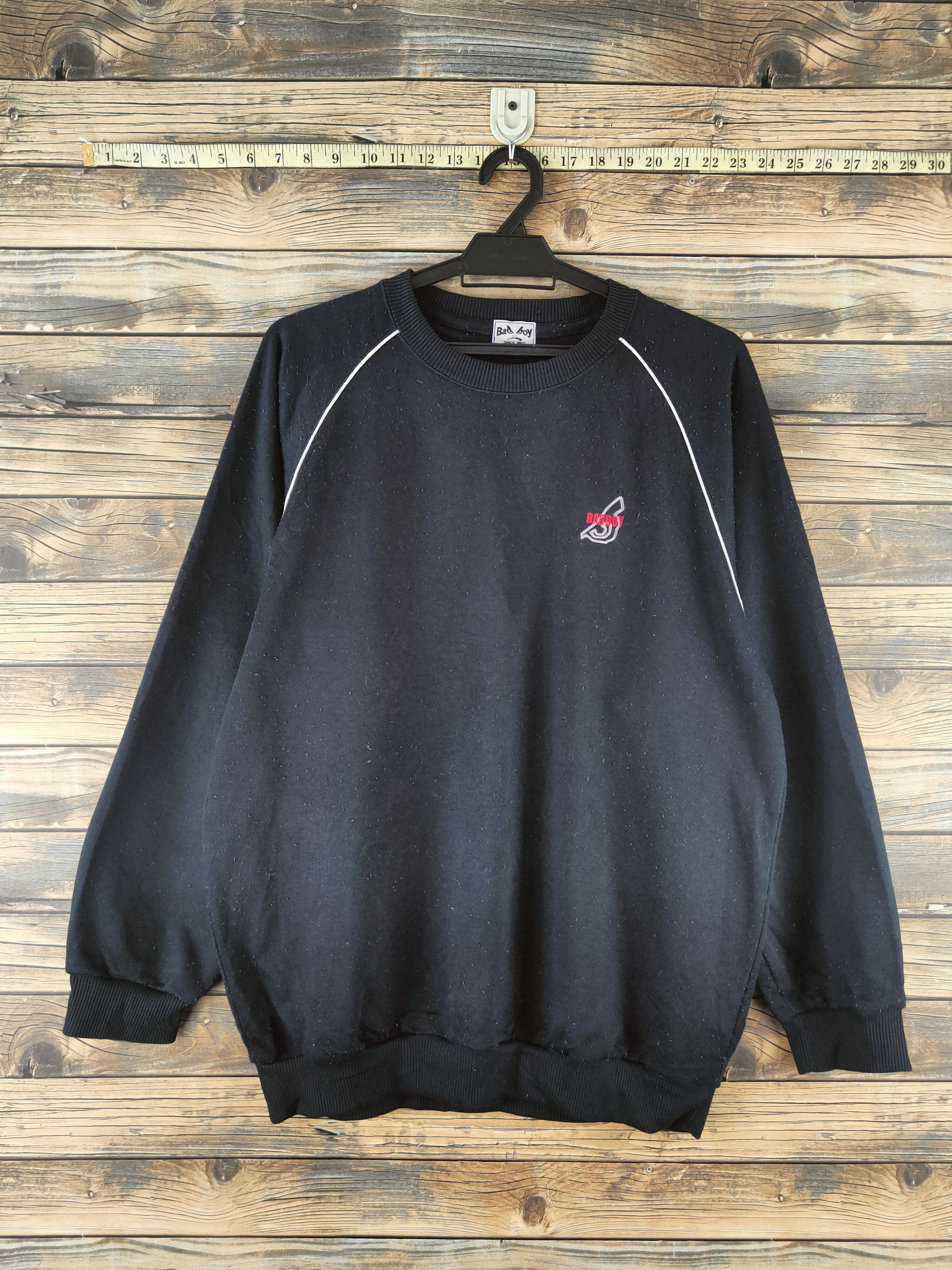 Japanese Brand Vintage Faded Bad Boy Black Sweatshirts Size US L / EU 52-54 / 3 - 1 Thumbnail