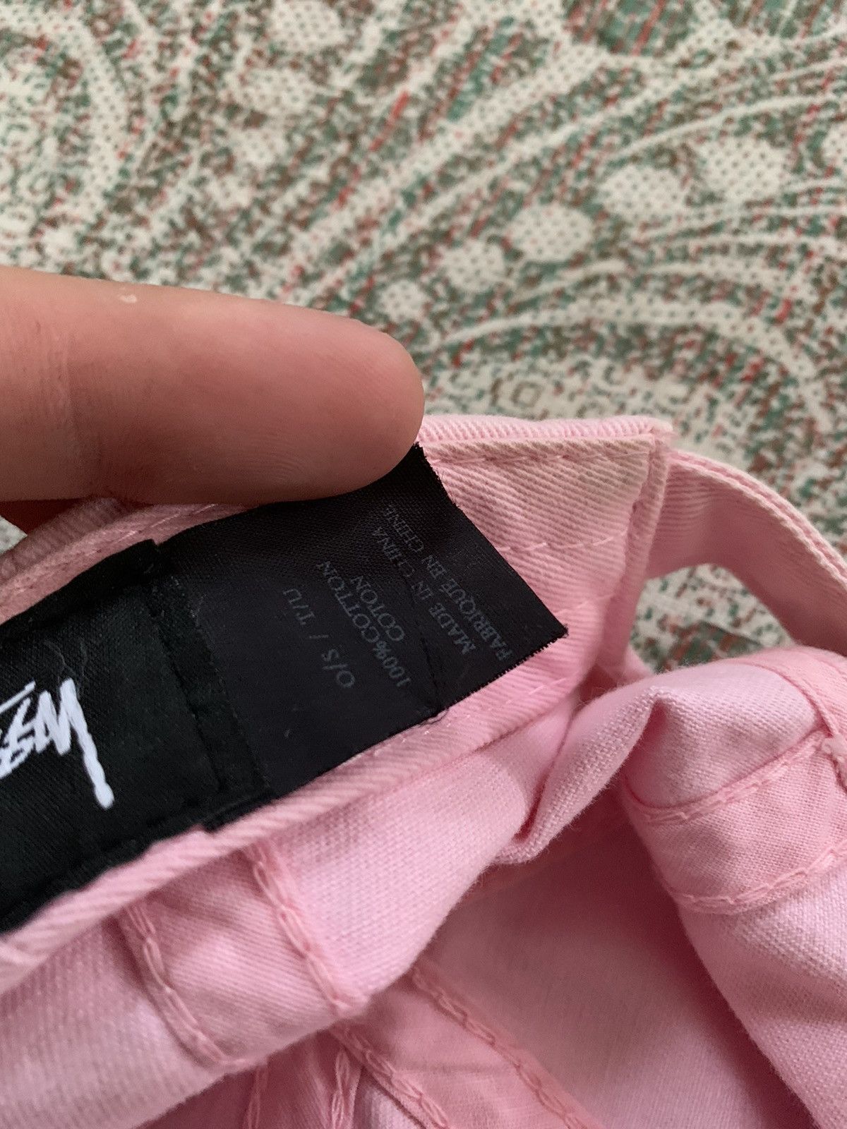 Japanese Brand × Stussy Stussy pink cap streetwear Size ONE SIZE - 6 Thumbnail