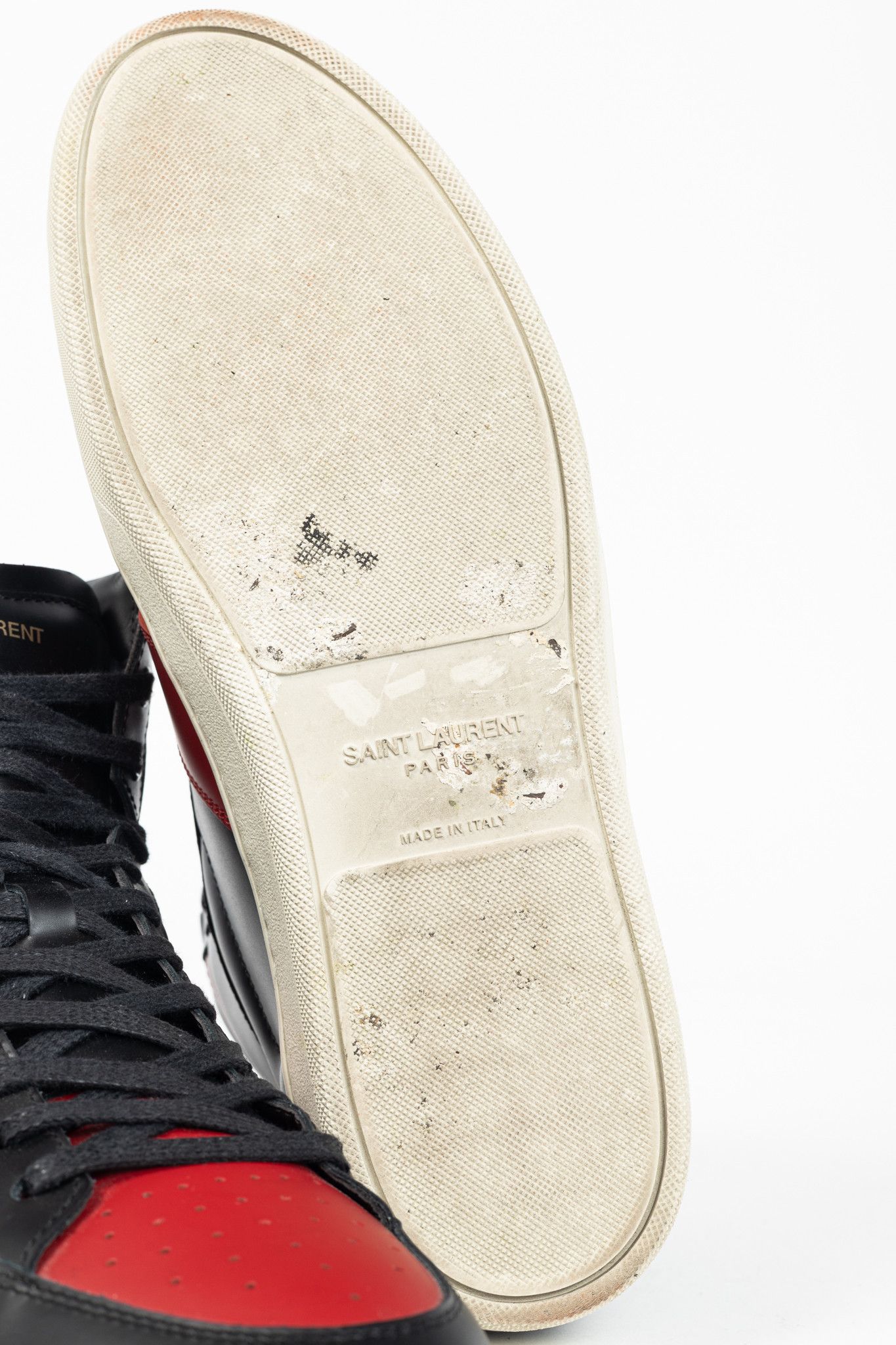 Saint Laurent Paris Saint Laurent SL/10H High Court Classic High-Top Sneakers Size US 10 / EU 43 - 5 Thumbnail