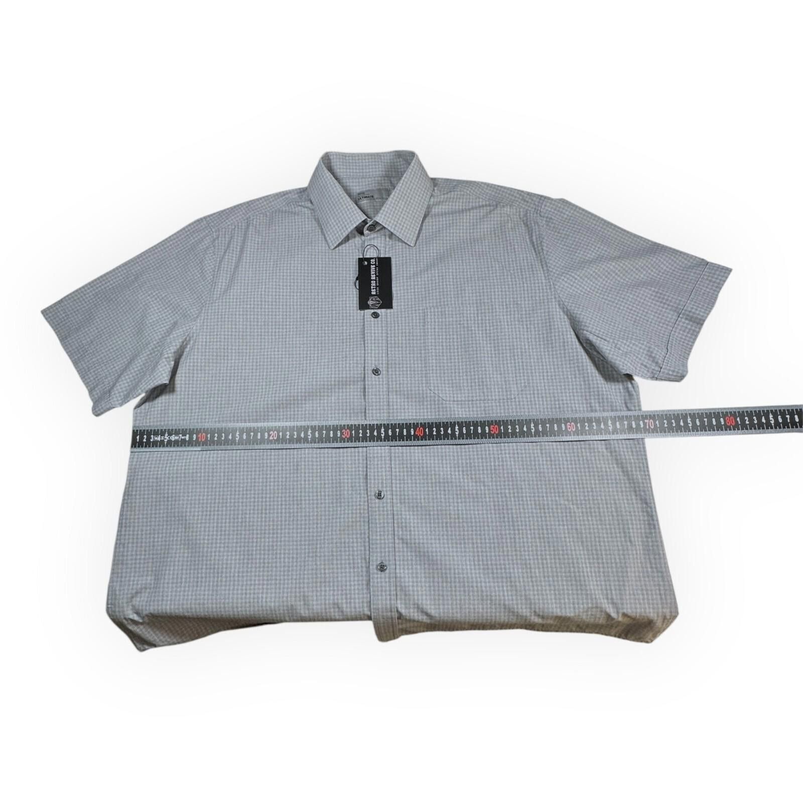 Marks & Spencer Marks & Spenser Shirt Men's UK Size 2XL Grey Non Iron Size 48R - 9 Thumbnail