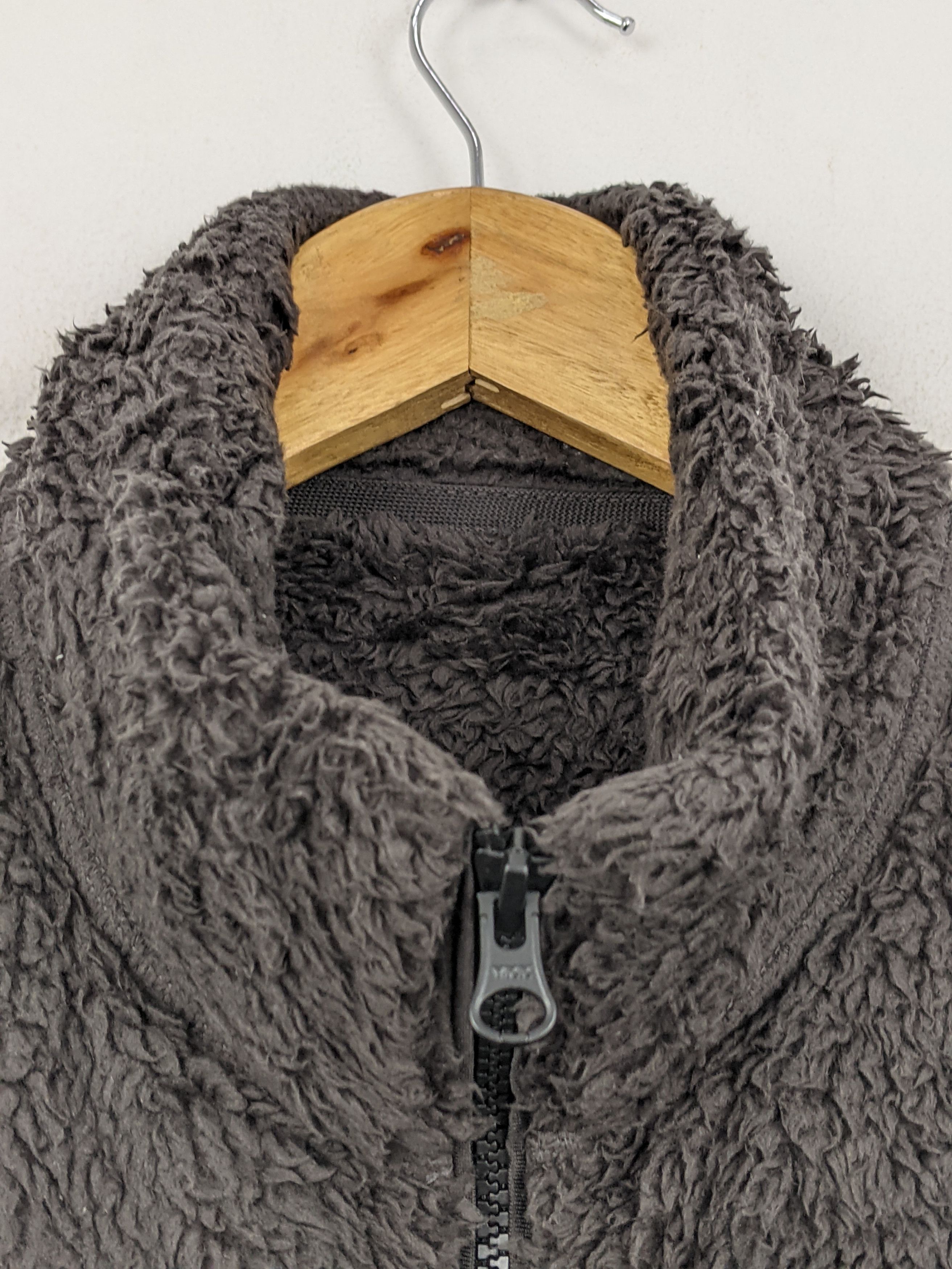 Japanese Brand Uniqlo Fleece Sherpa Zipper Jacket for Winter MJ0142 Size US M / EU 48-50 / 2 - 8 Thumbnail
