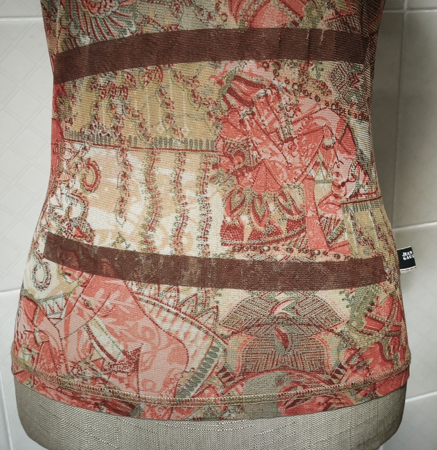 Jean Paul Gaultier 2000's - Kamasutra print tank top Size S / US 4 / IT 40 - 4 Thumbnail