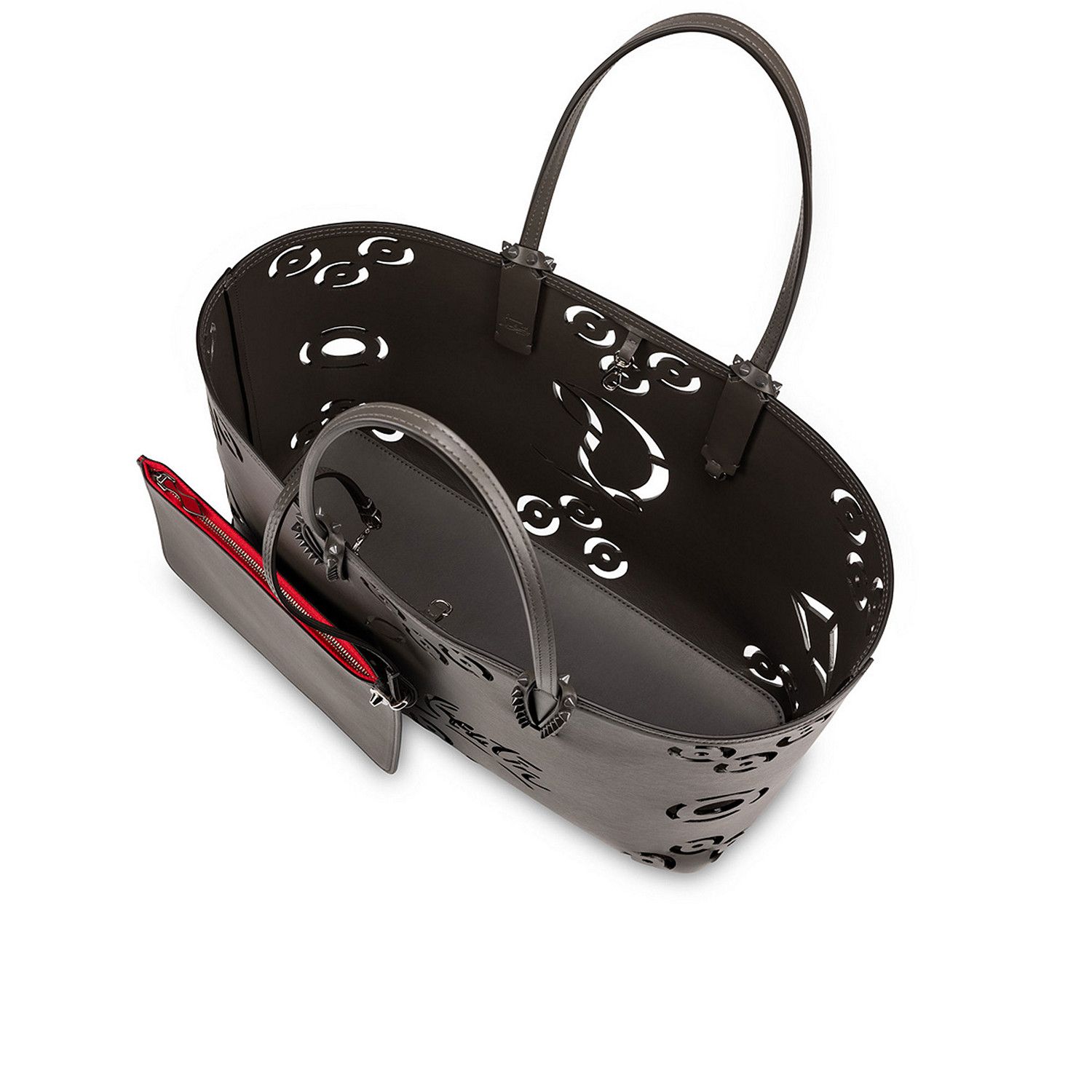 Christian Louboutin o1s1wg111124 Size: OS/Cabata Calf Paris in Black Size ONE SIZE - 5 Thumbnail