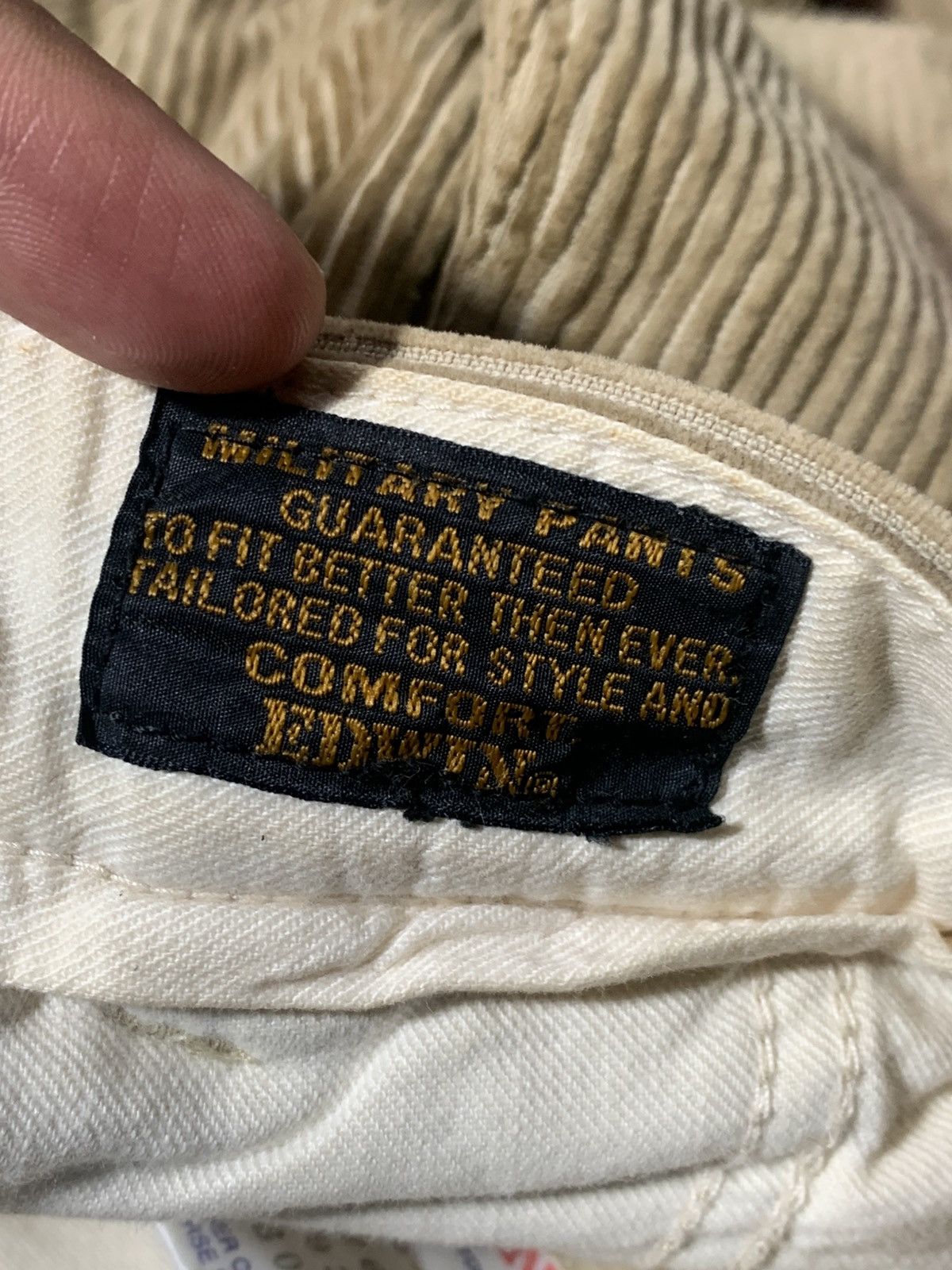 Edwin Vintage Edwin Corduroy Workwear Pants Size US 30 / EU 46 - 6 Thumbnail