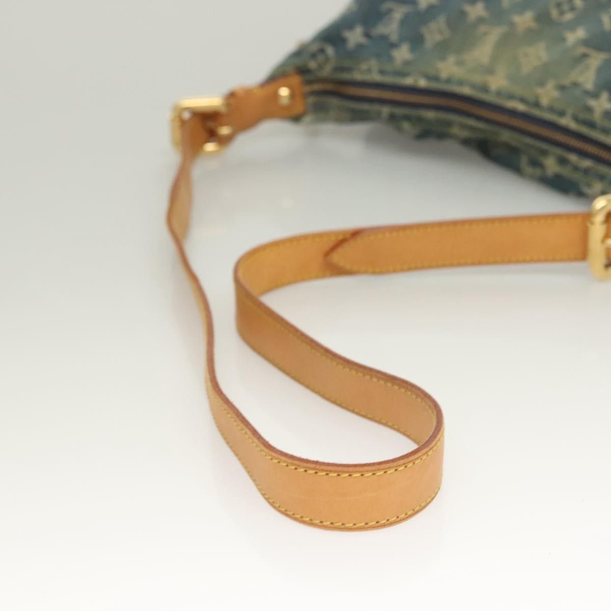 Louis Vuitton LOUIS VUITTON Monogram Denim Buggy GM Shoulder Bag Blue Size ONE SIZE - 7 Thumbnail