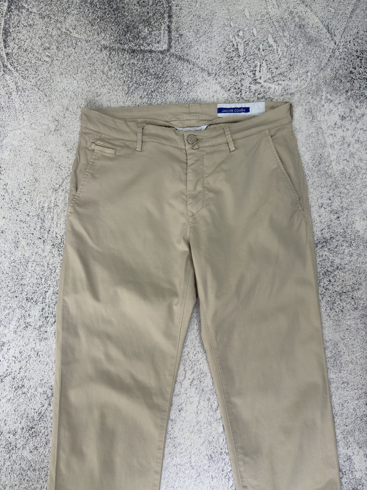 Jacob Cohen Jacob Cohen Made in Italy Luxury Chinos Slim Trousers Beige Size US 33 - 9 Thumbnail