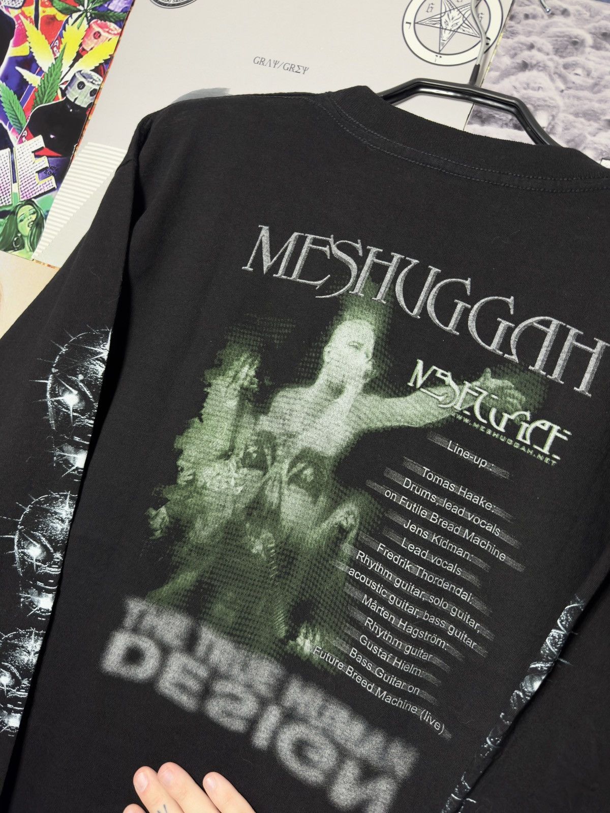 Vintage Vintage Meshuggah 90s Long Sleeve Size US L / EU 52-54 / 3 - 6 Thumbnail