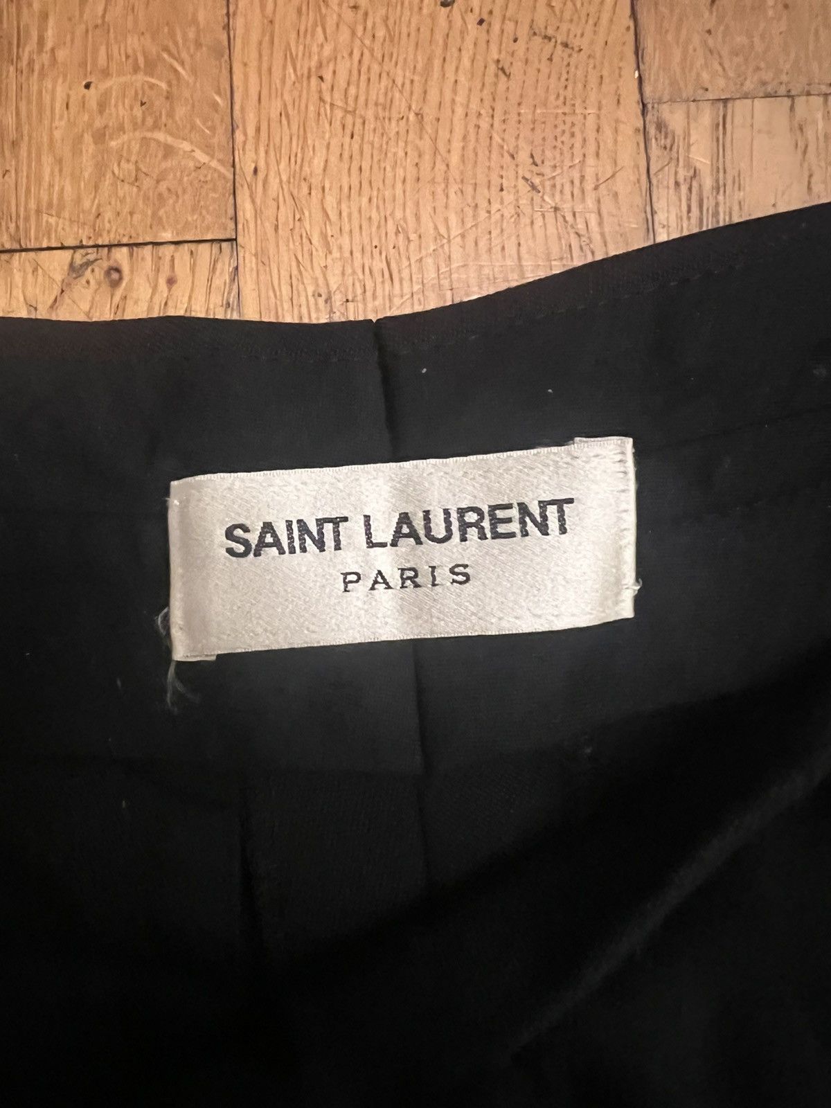 Saint Laurent Paris Saint Laurent Paris trousers pants wool Size US 32 / EU 48 - 2 Thumbnail