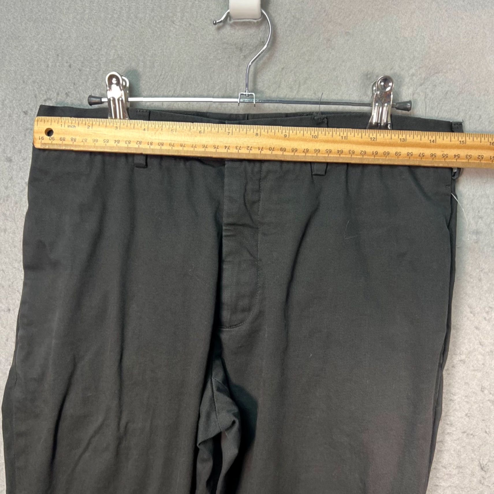 Jil Sander Jil Sander Womens Pants 29 Black Tailored Cotton w/ Cuff Made In Italy Size 29" - 4 Thumbnail