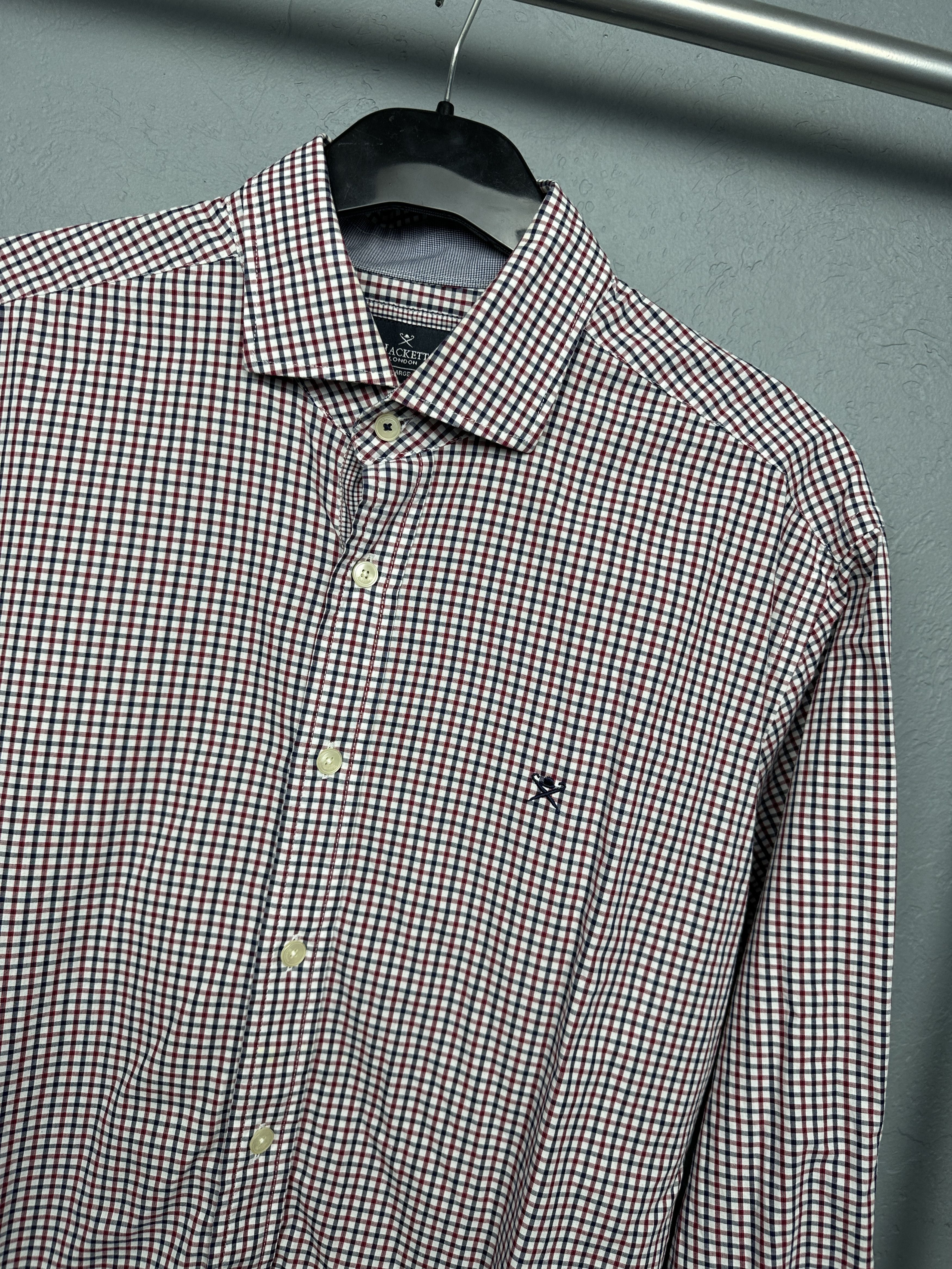 Hackett Hackett Mens Long Sleeve Shirt Size US L / EU 52-54 / 3 - 2 Thumbnail