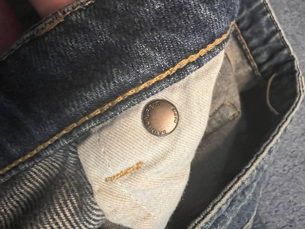 Saint Laurent Paris Saint Laurent D25 Bootcut Cropped Jeans Blue 27” NWOT Size 27" / US 4 / IT 40 - 10 Thumbnail
