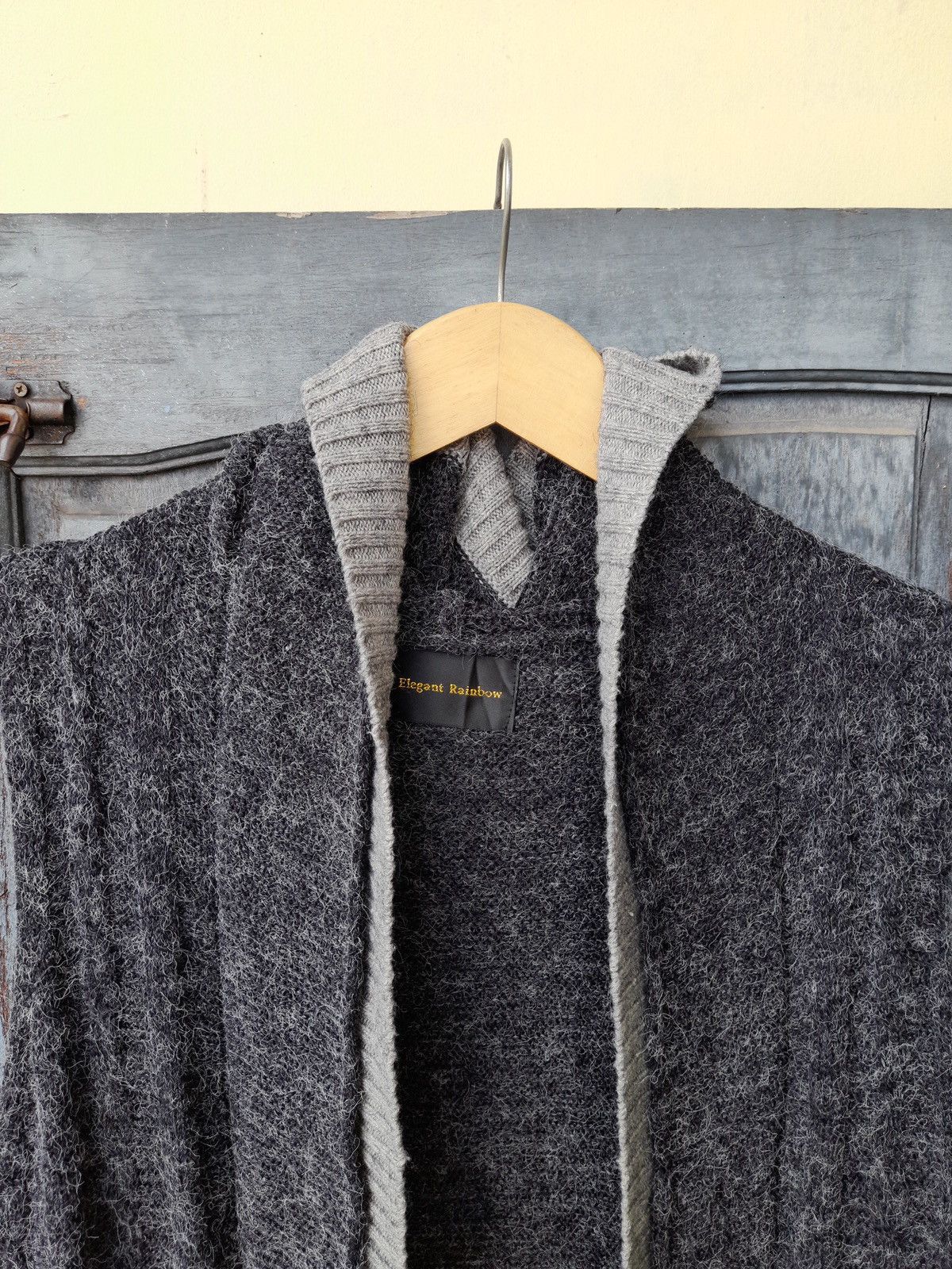 Japanese Brand Vintage Knit Hoodie Vest Elegant Rainbow Grunge Layering Y2K Size US M / EU 48-50 / 2 - 3 Thumbnail