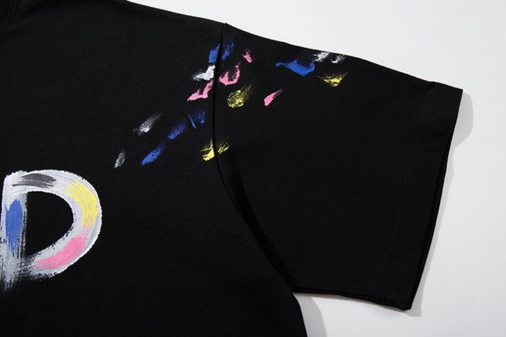 Japanese Brand × Vintage Trendy paint printed cotton casual letter loose T-shirt Size US M / EU 48-50 / 2 - 5 Thumbnail