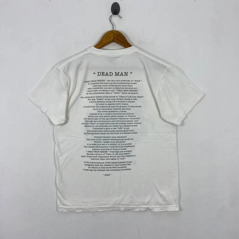Bias Japanese Brand BIAS BASQUIAT Dead Man Art Graphic Tee Size US S / EU 44-46 / 1 - 4 Thumbnail