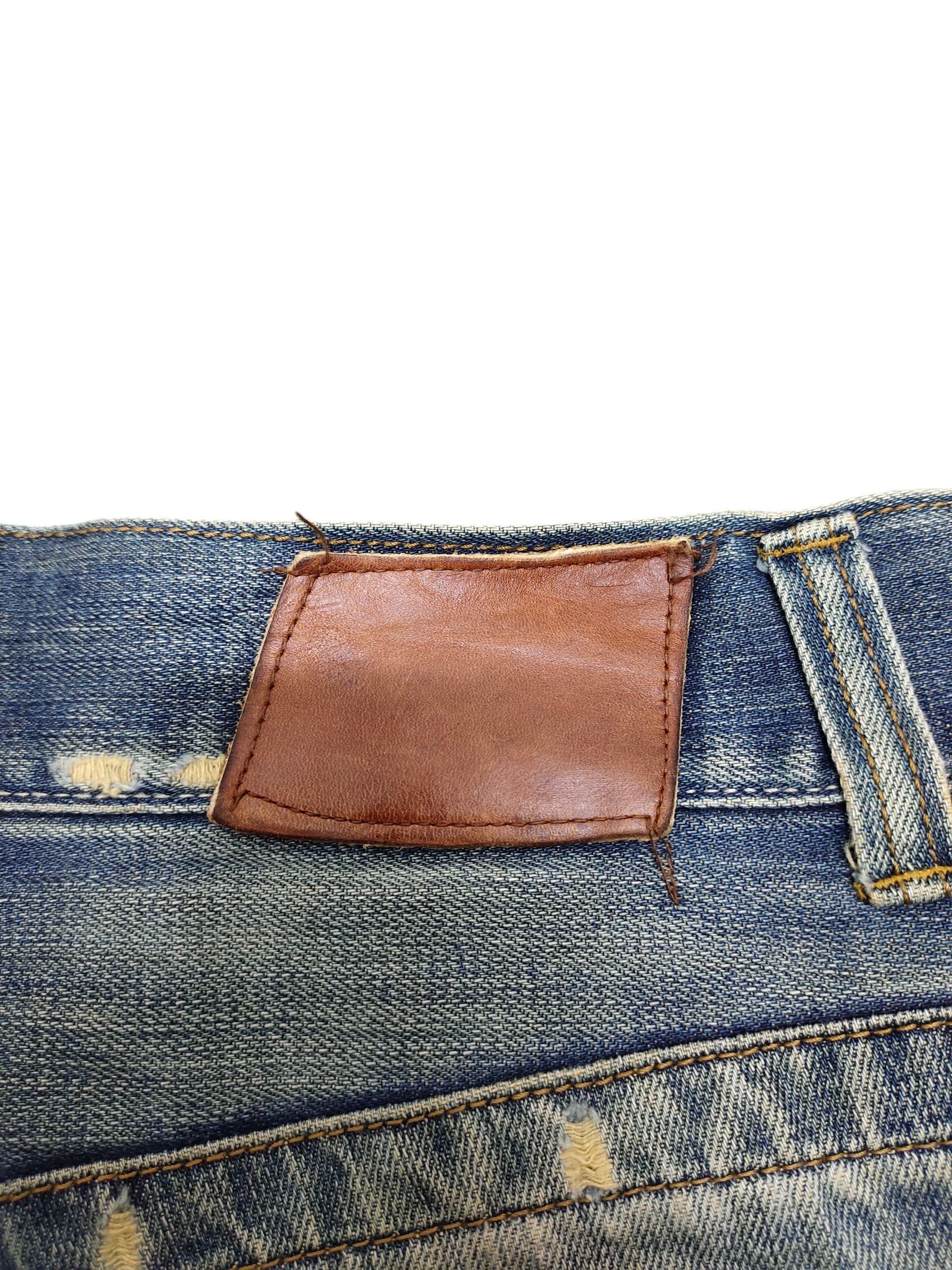 Comme des Garcons × Undercover Mini Brand Japan Clawmark Distress Loose Jeans Size US 36 / EU 52 - 9 Thumbnail