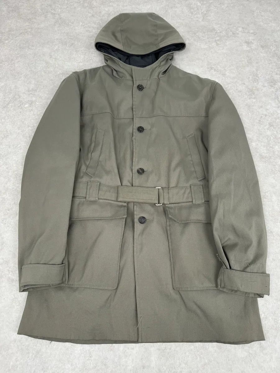 Prada FW1999 Prada Military Green Belted Jacket Size US M / EU 48-50 / 2 - 5 Thumbnail