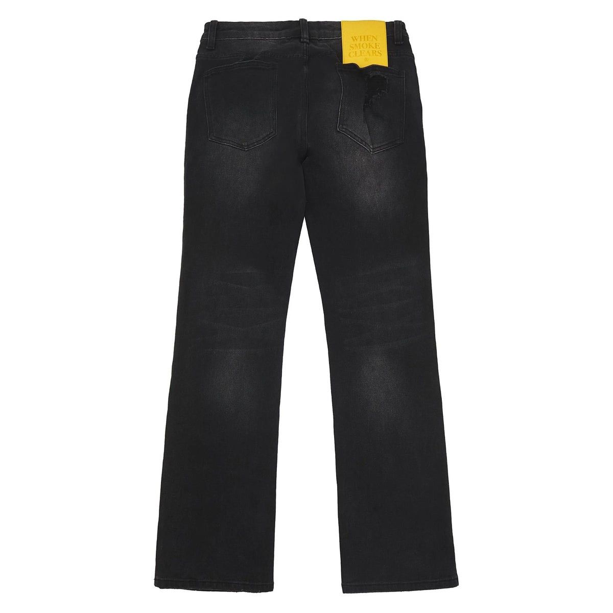 Whensmokeclears WHEN SMOKE CLEARS | PEARL DENIM BLACK | RED SZ 30 Size US 30 / EU 46 - 2 Thumbnail