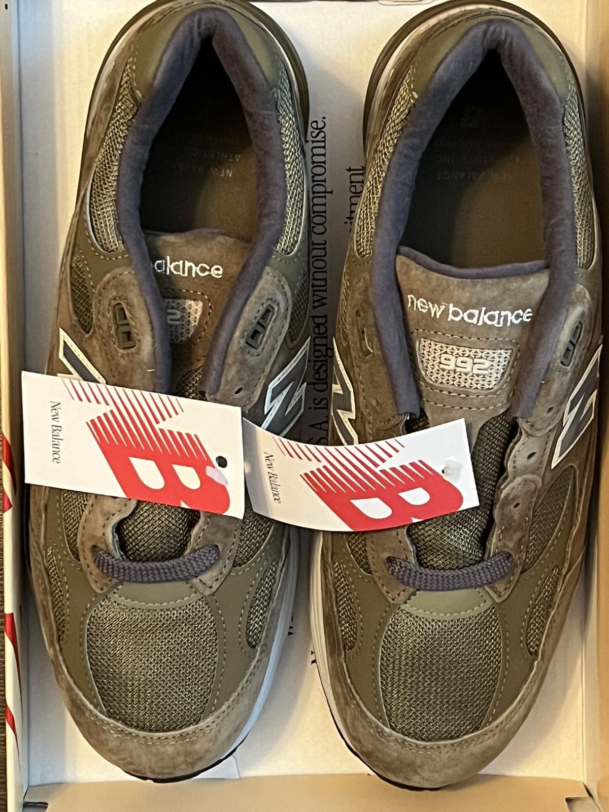 New Balance New Balance 992 GL US10M Made in USA Dark Camo Size US 10 / EU 43 - 4 Thumbnail